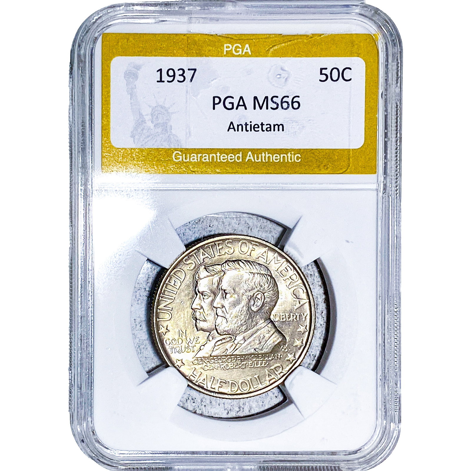 1937 Antietam Half Dollar PGA MS66: 1937 Antietam Half Dollar PGA MS66