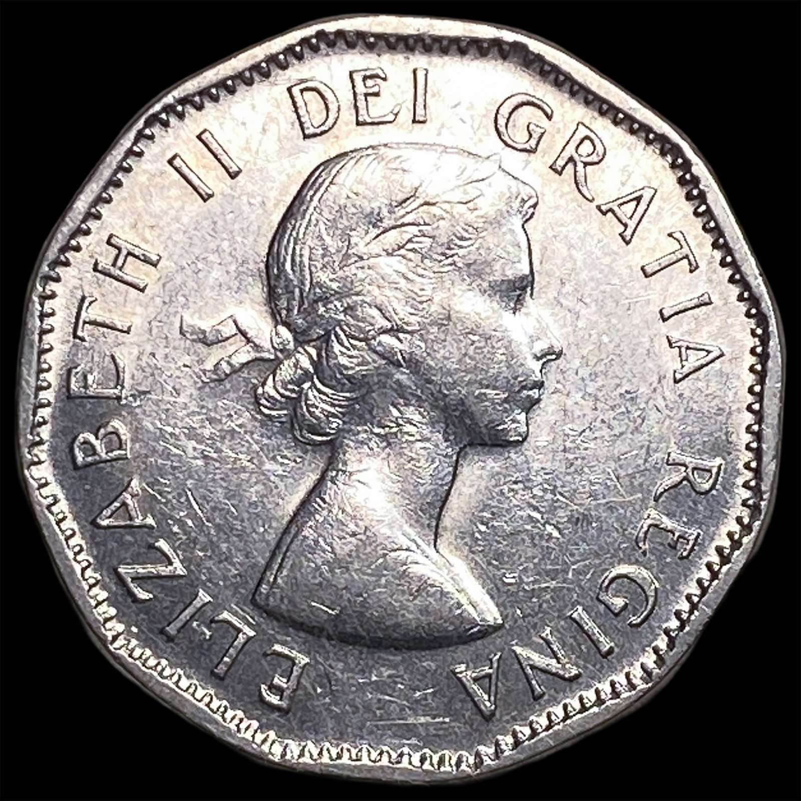 1957 Canada Nickel 5 Cents: 1957 Canada Nickel 5 Cents