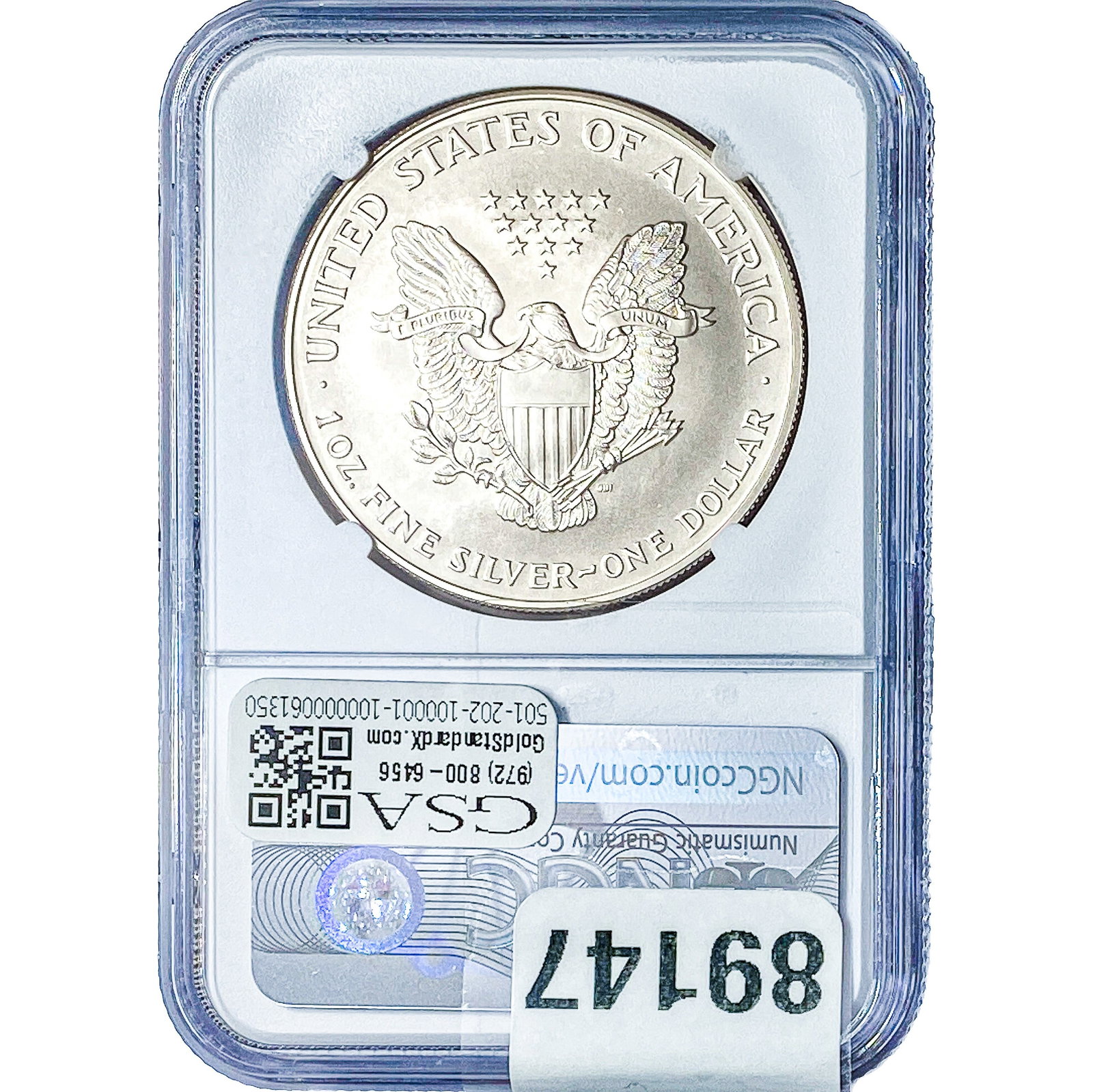 2000 Silver Eagle NGC MS69 - 2