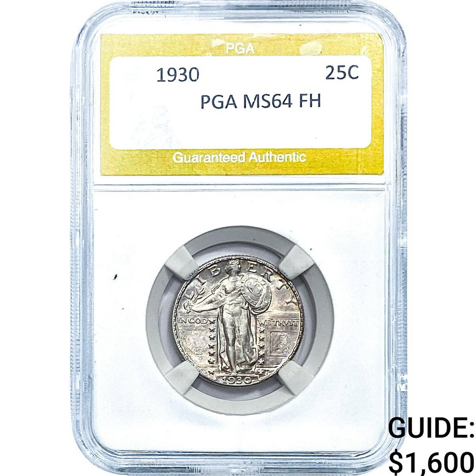 1930 Standing Liberty Quarter PGA MS64 FH: 1930 Standing Liberty Quarter PGA MS64 FH