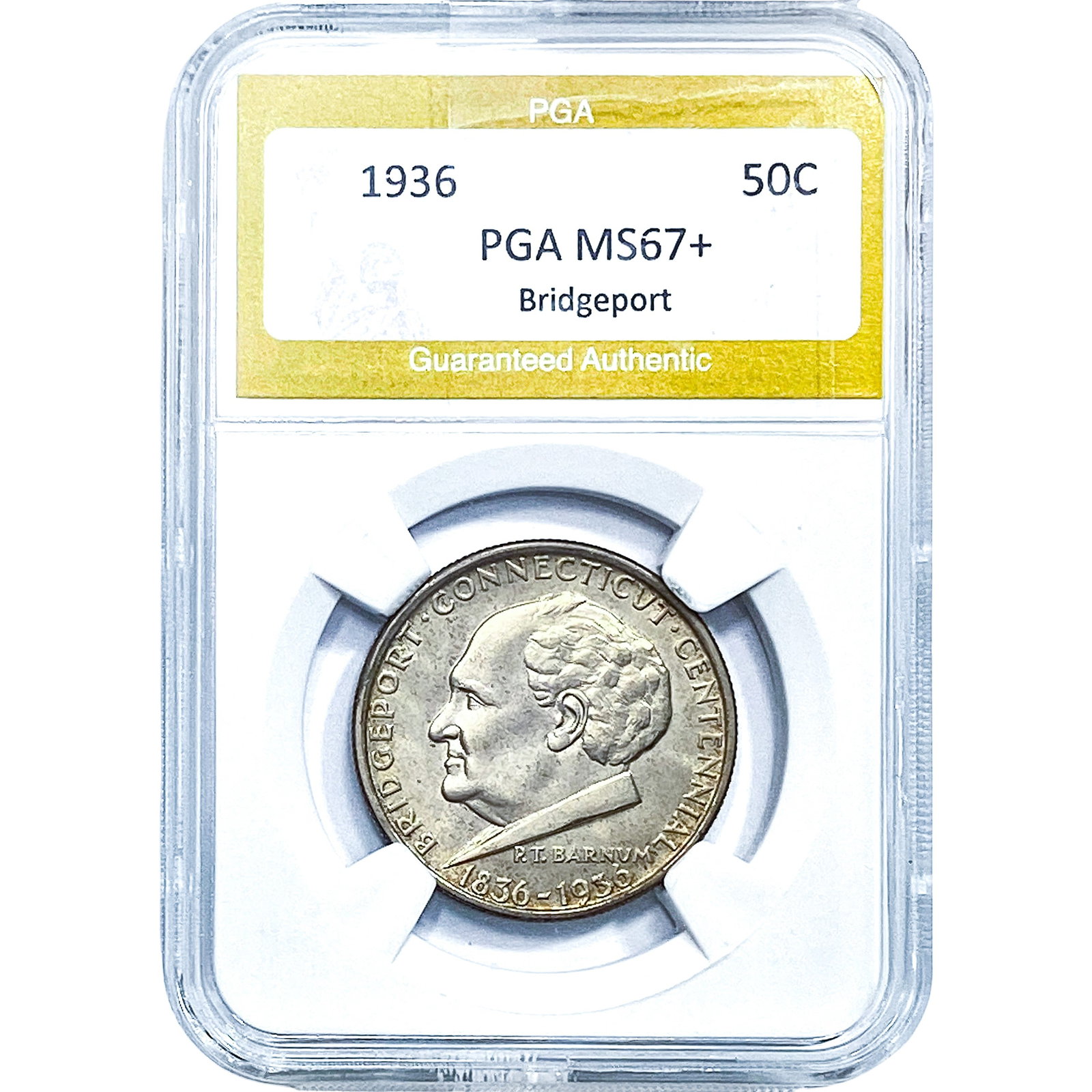 1936 Bridgeport Half Dollar PGA MS67+ (1 of 2)