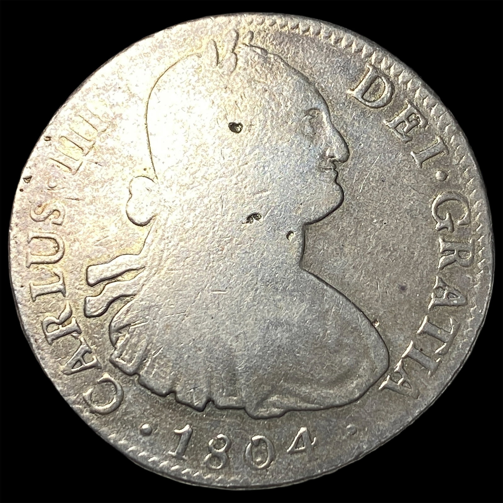 1804Mo TH Spanish Colonies Silver 8 Reales HIGH GRADE (1 of 2)