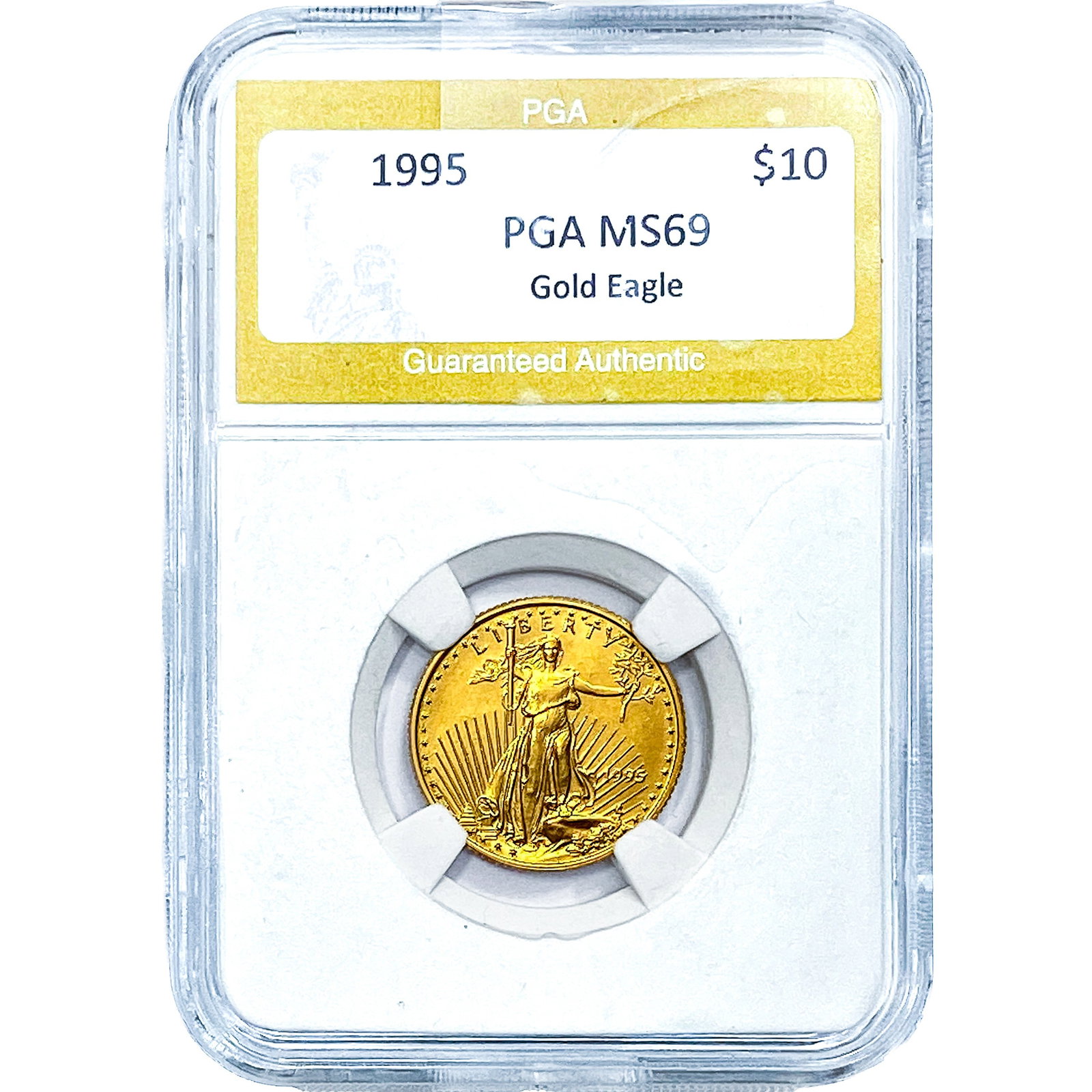 1995 Gold $10 American Eagle PGA MS69: 1995 Gold $10 American Eagle PGA MS69