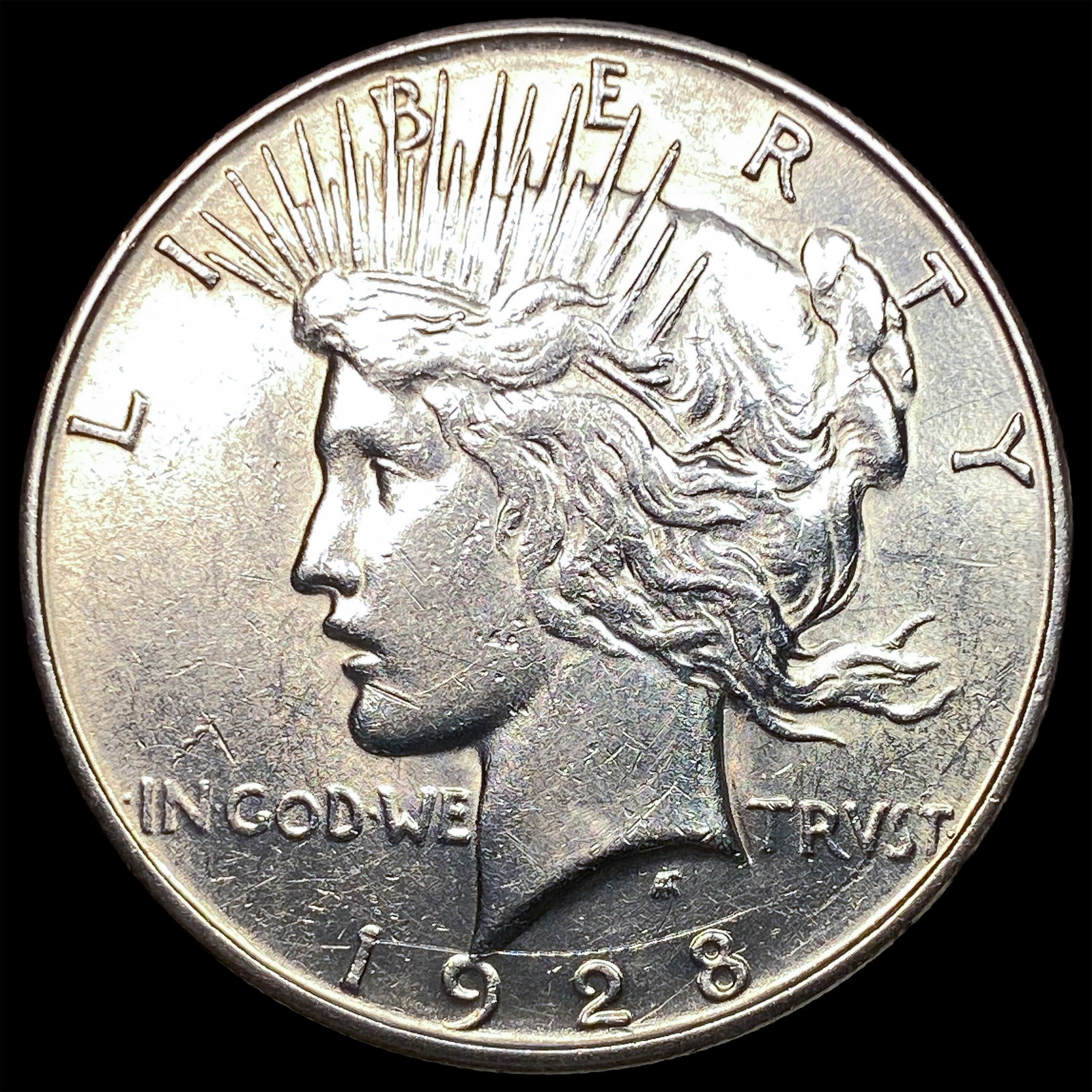 1928-S Silver Peace Dollar CLOSELY UNCIRCULATED: 1928-S Silver Peace Dollar CLOSELY UNCIRCULATED
