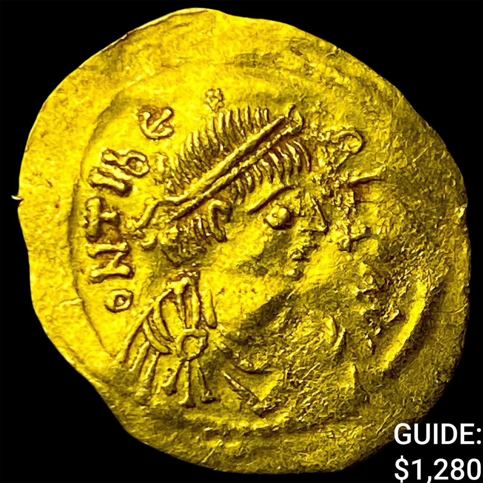 Byzantine Maurice Tiberius 582-602 Gold Tremissis: Byzantine Maurice Tiberius 582-602 Gold Tremissis