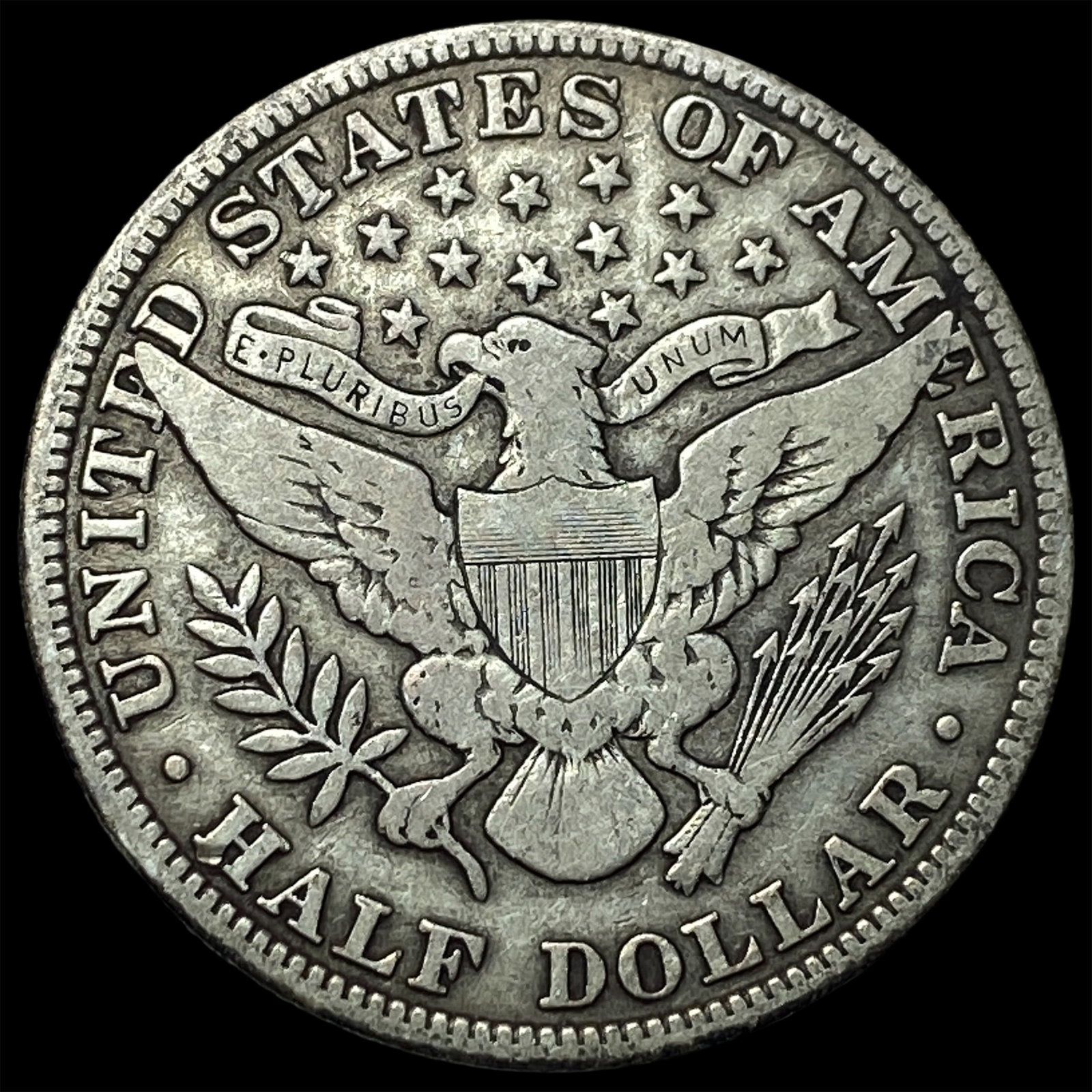 1912 Barber Half Dollar LIGHTLY CIRCULATED - 2