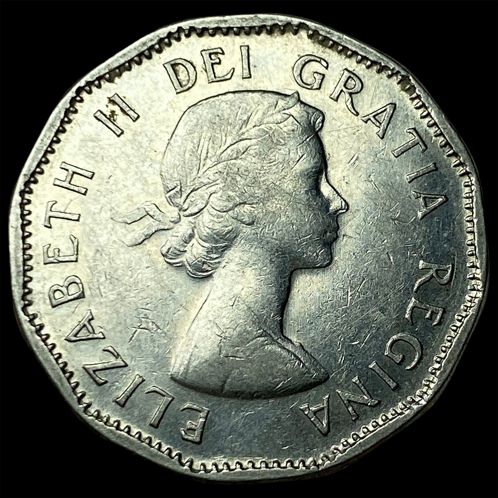 1957 Canada Nickel 5 Cents: 1957 Canada Nickel 5 Cents