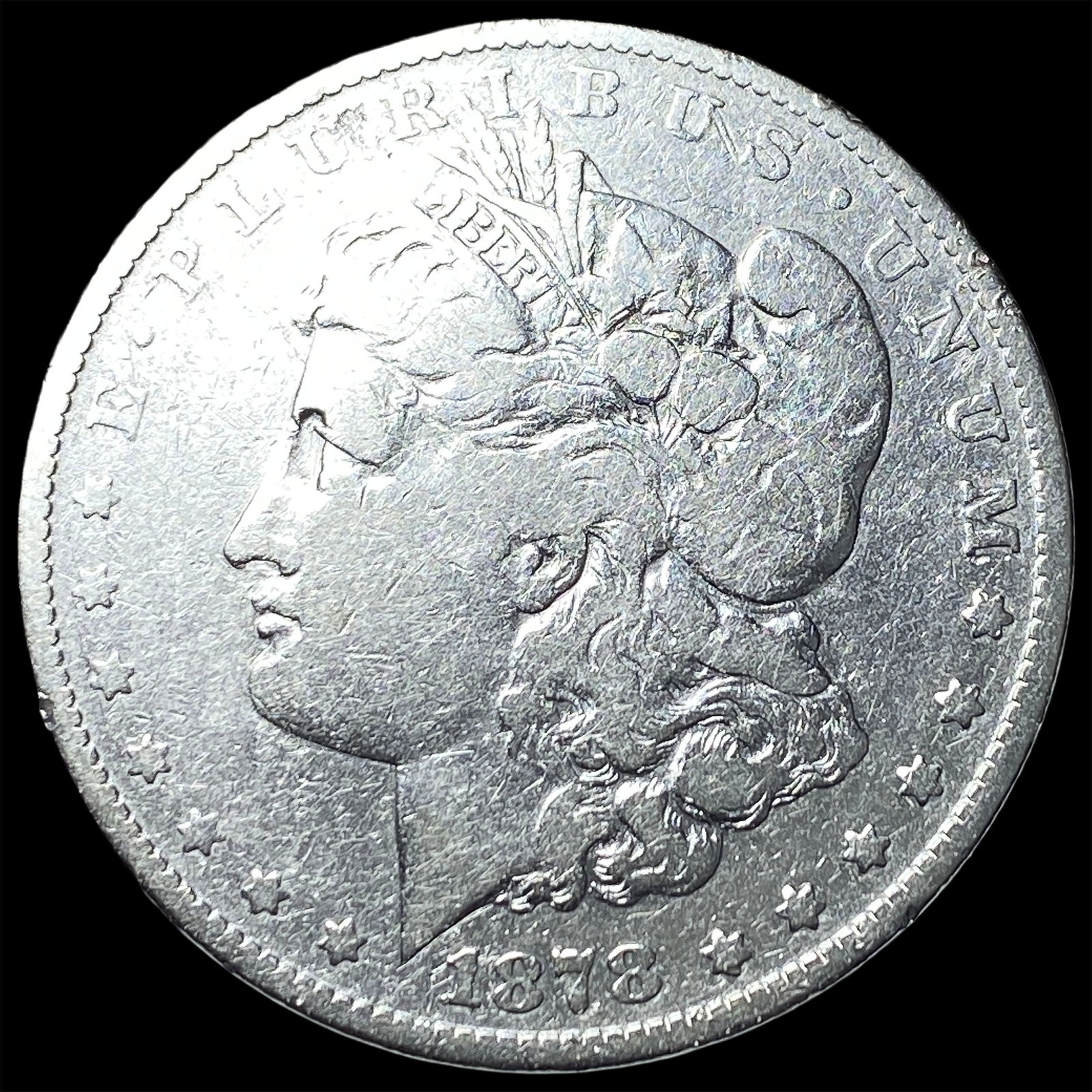 1878 Rev 79 Silver Morgan Dollar NICELY CIRCULATED: 1878 Rev 79 Silver Morgan Dollar NICELY CIRCULATED