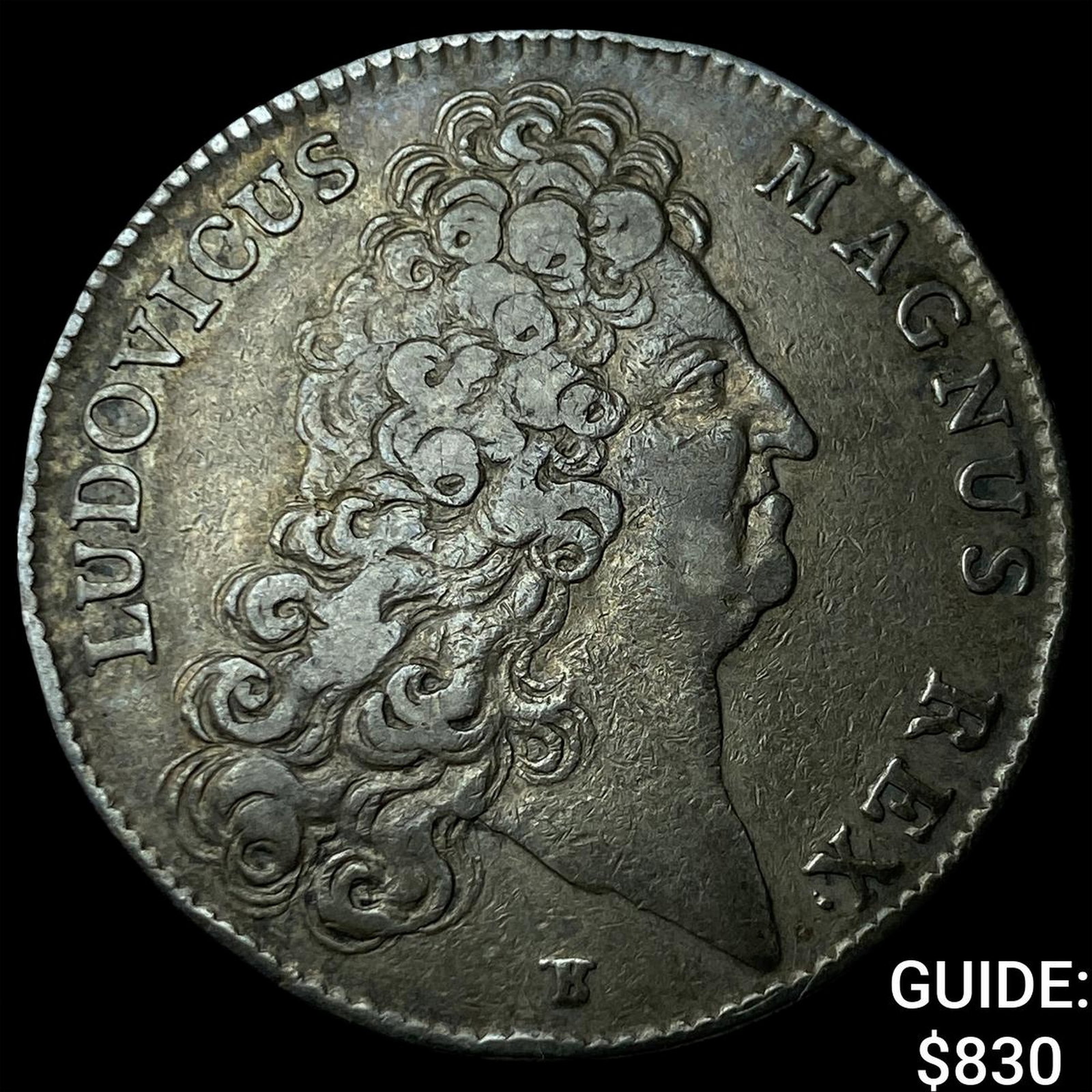 1705 France LouisXIV Silver Medal Sec. of the King: 1705 France LouisXIV Silver Medal Sec. of the King