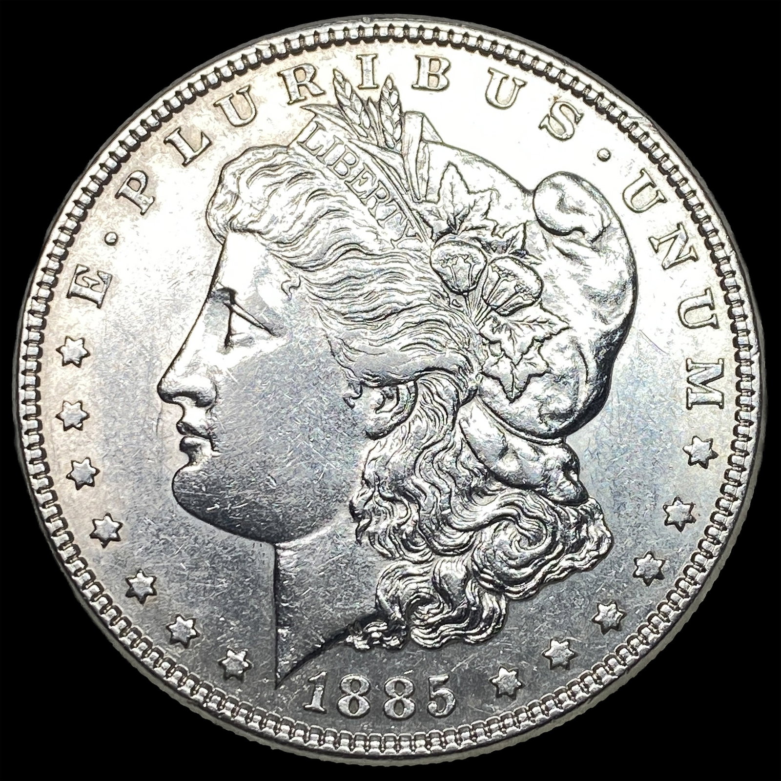 1885 Silver Morgan Dollar CHOICE AU: 1885 Silver Morgan Dollar CHOICE AU