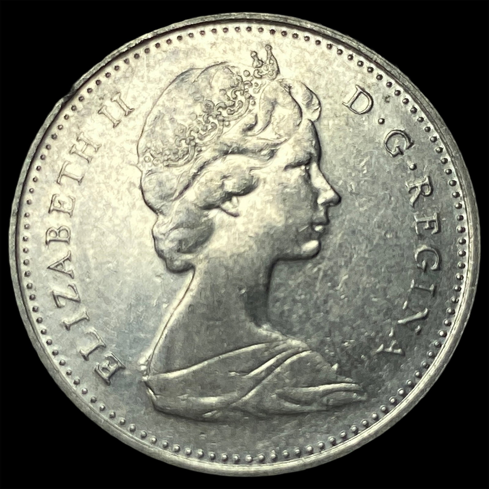 1973 Canada Nickel 10 Cents: 1973 Canada Nickel 10 Cents