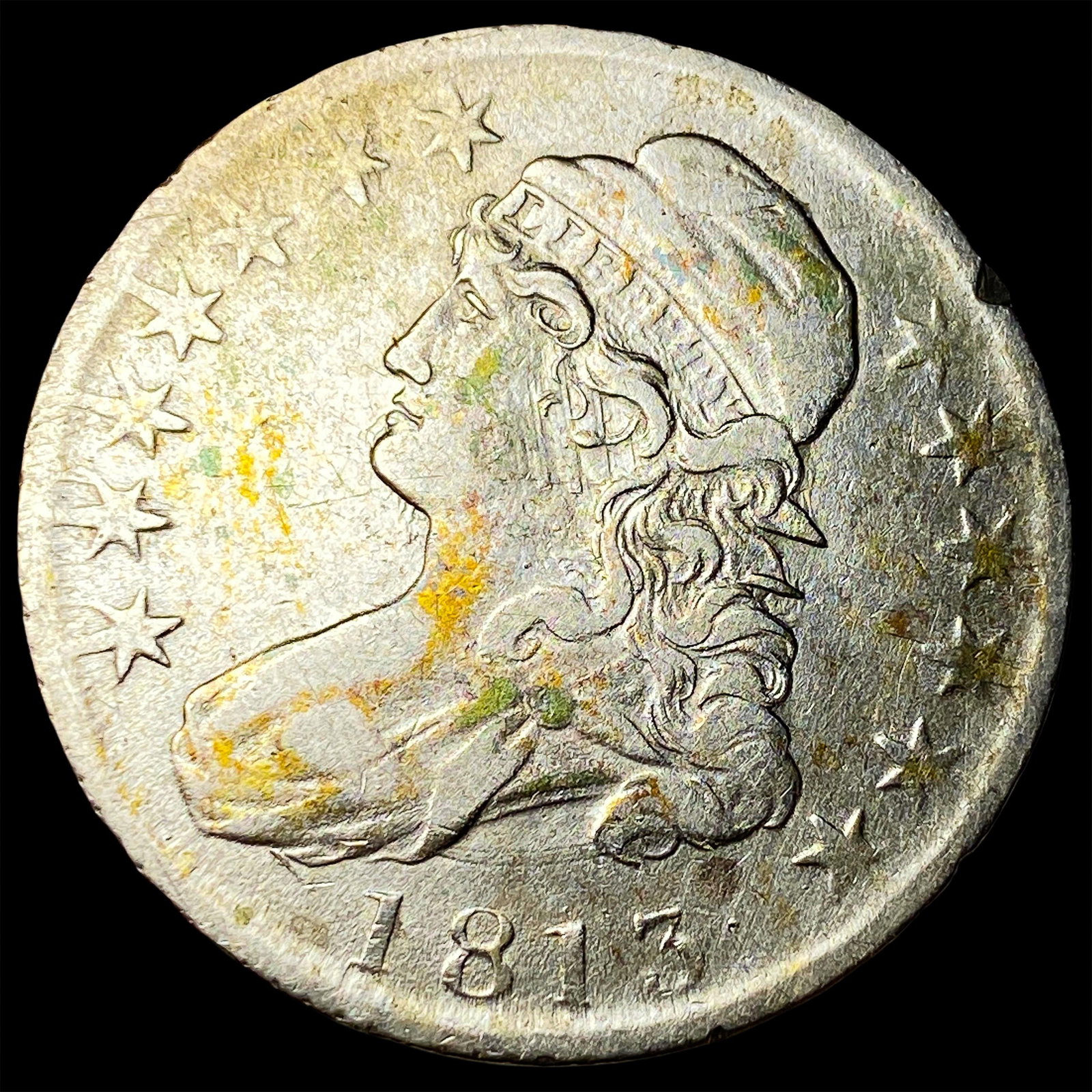 1813 Capped Bust Half Dollar CLOSELY UNCIRCULATED (1 of 2)