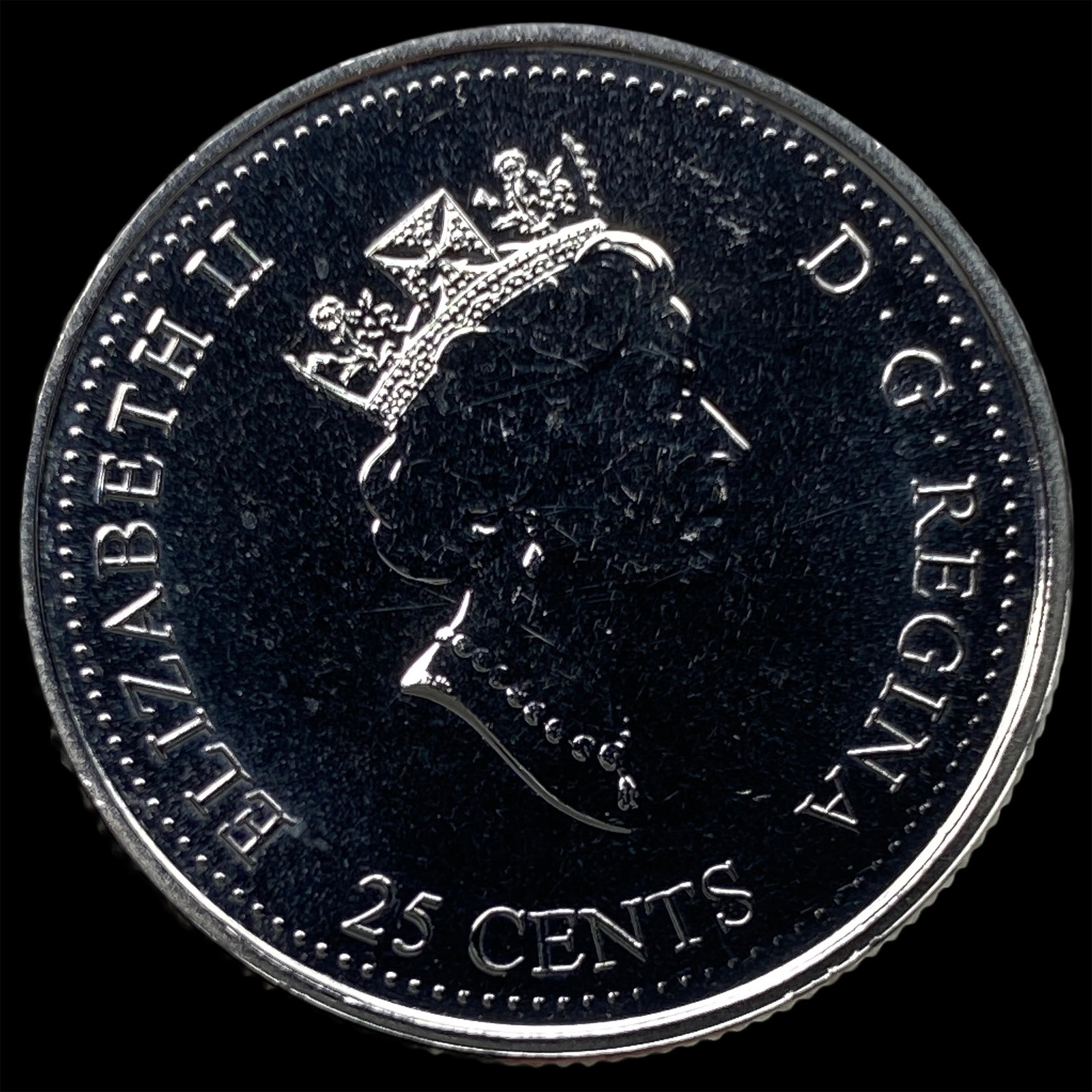 2000 Canada Nickel 25 Cents Proof Like- Health (1 of 2)