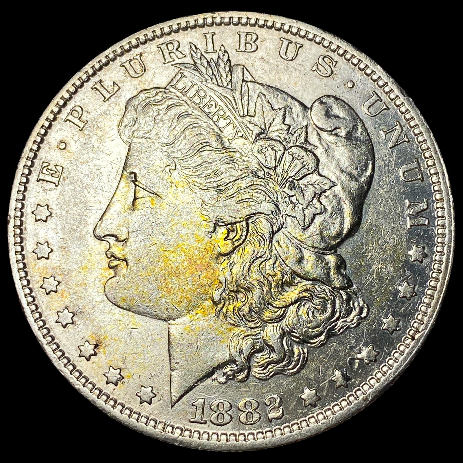 1882-O/S Silver Morgan Dollar CLOSELY UNCIRCULATED: 1882-O/S Silver Morgan Dollar CLOSELY UNCIRCULATED