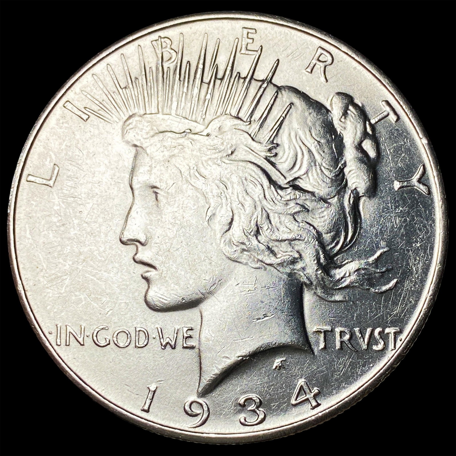 1934-D Peace Silver Dollar UNCIRCULATED: 1934-D Peace Silver Dollar UNCIRCULATED