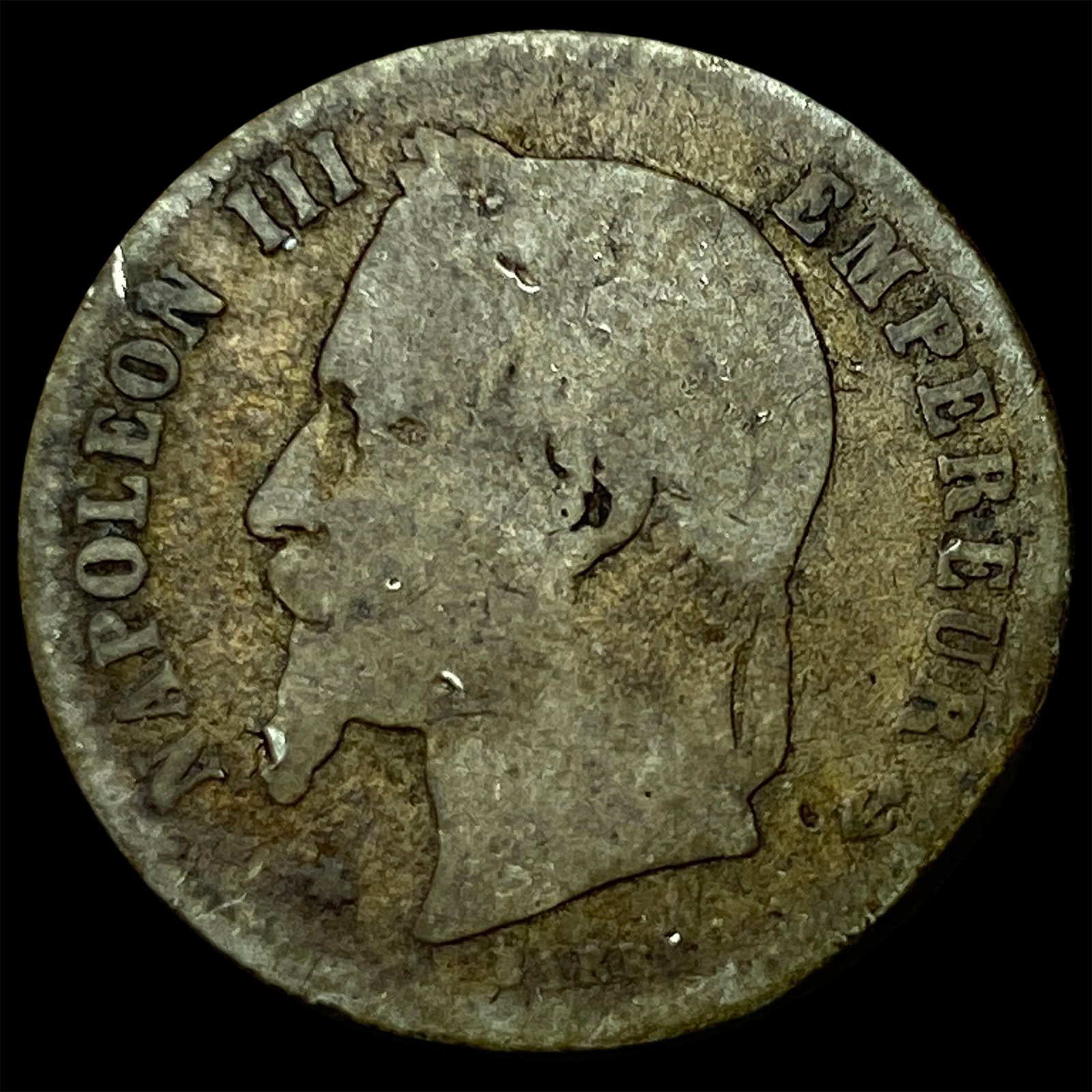 1861 France Silver 50 Centimes: 1861 France Silver 50 Centimes