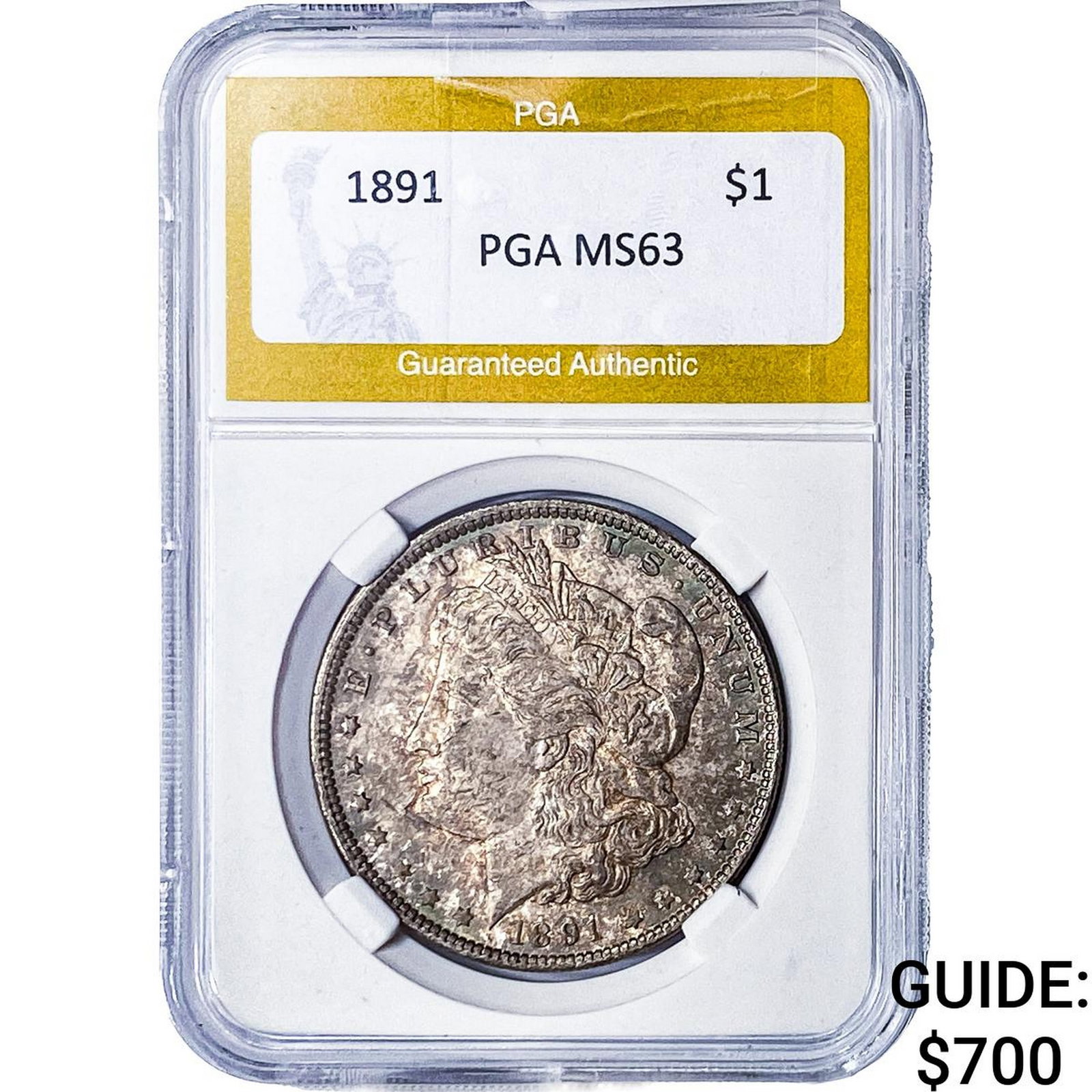 1891 Morgan Silver Dollar PGA MS63 (1 of 2)