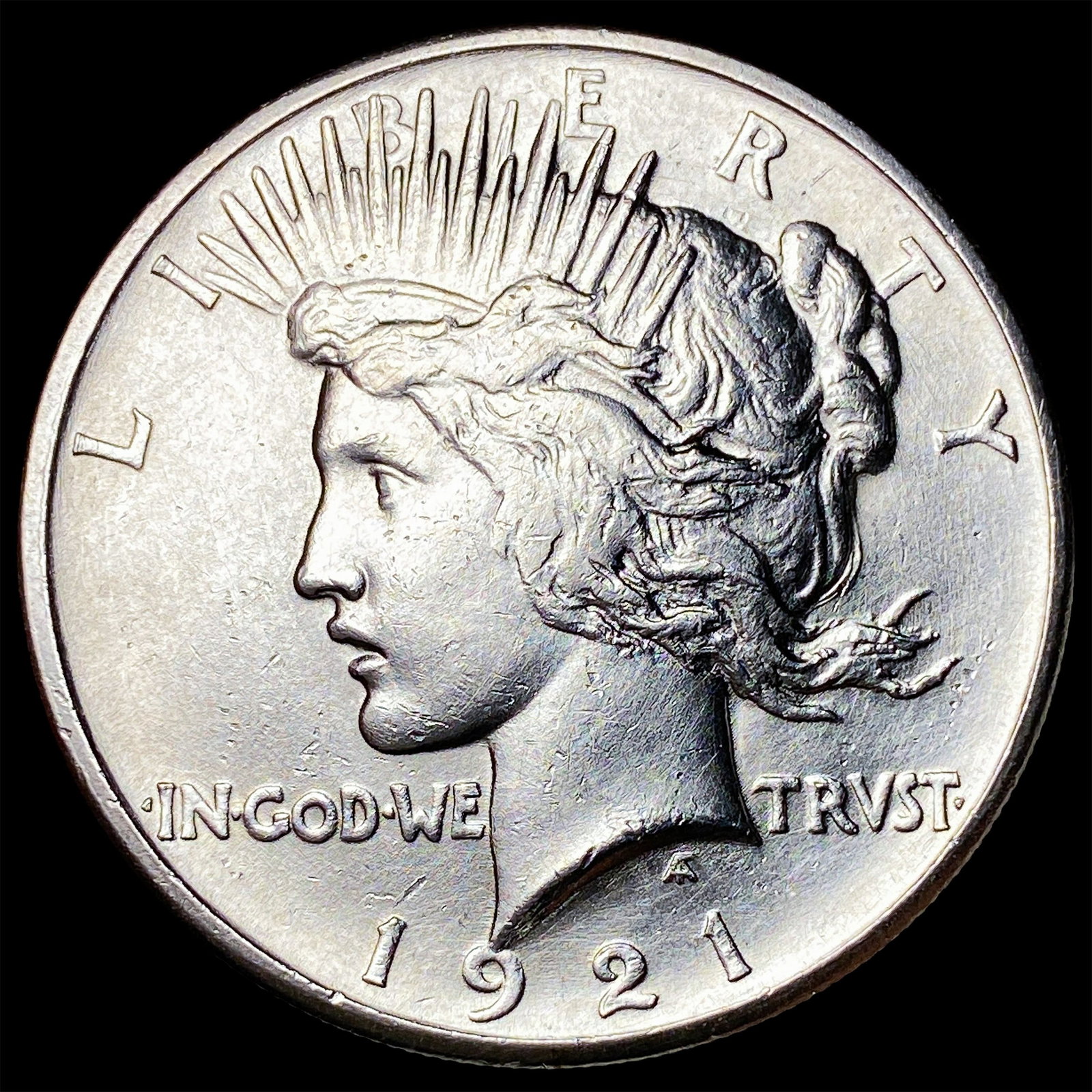 1921 Silver Peace Dollar CLOSELY UNCIRCULATED (1 of 2)