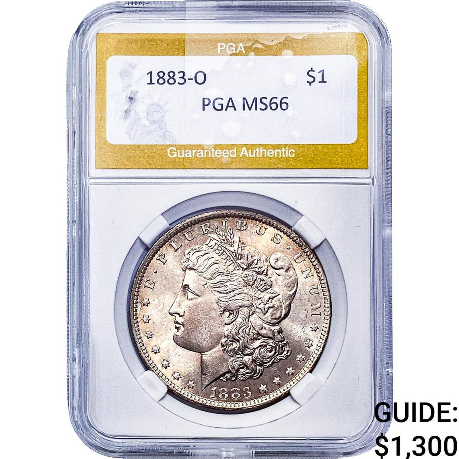 1883-O Morgan Silver Dollar PGA MS66 (1 of 2)
