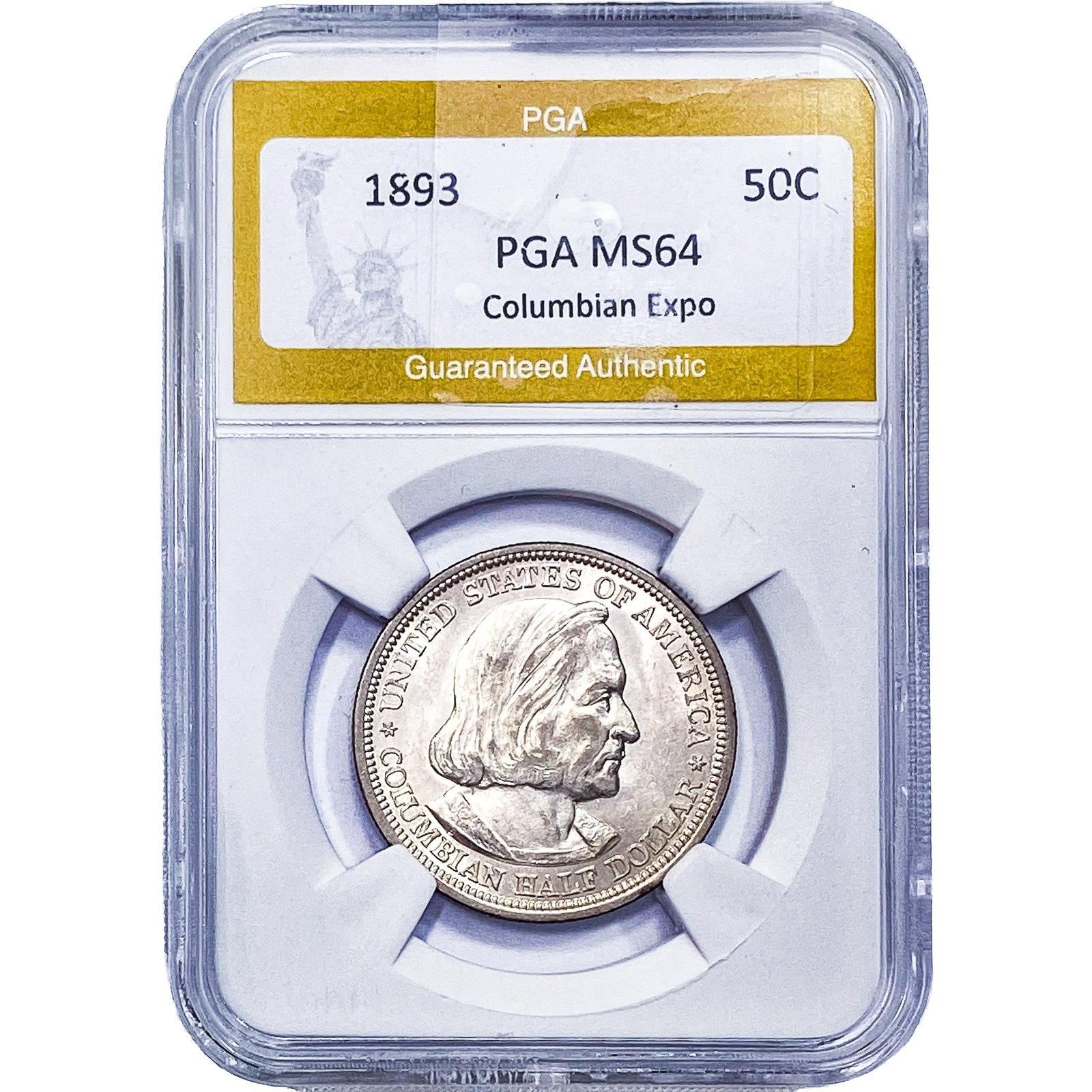 1893 Columbian Expo Half Dollar PGA MS64 (1 of 2)