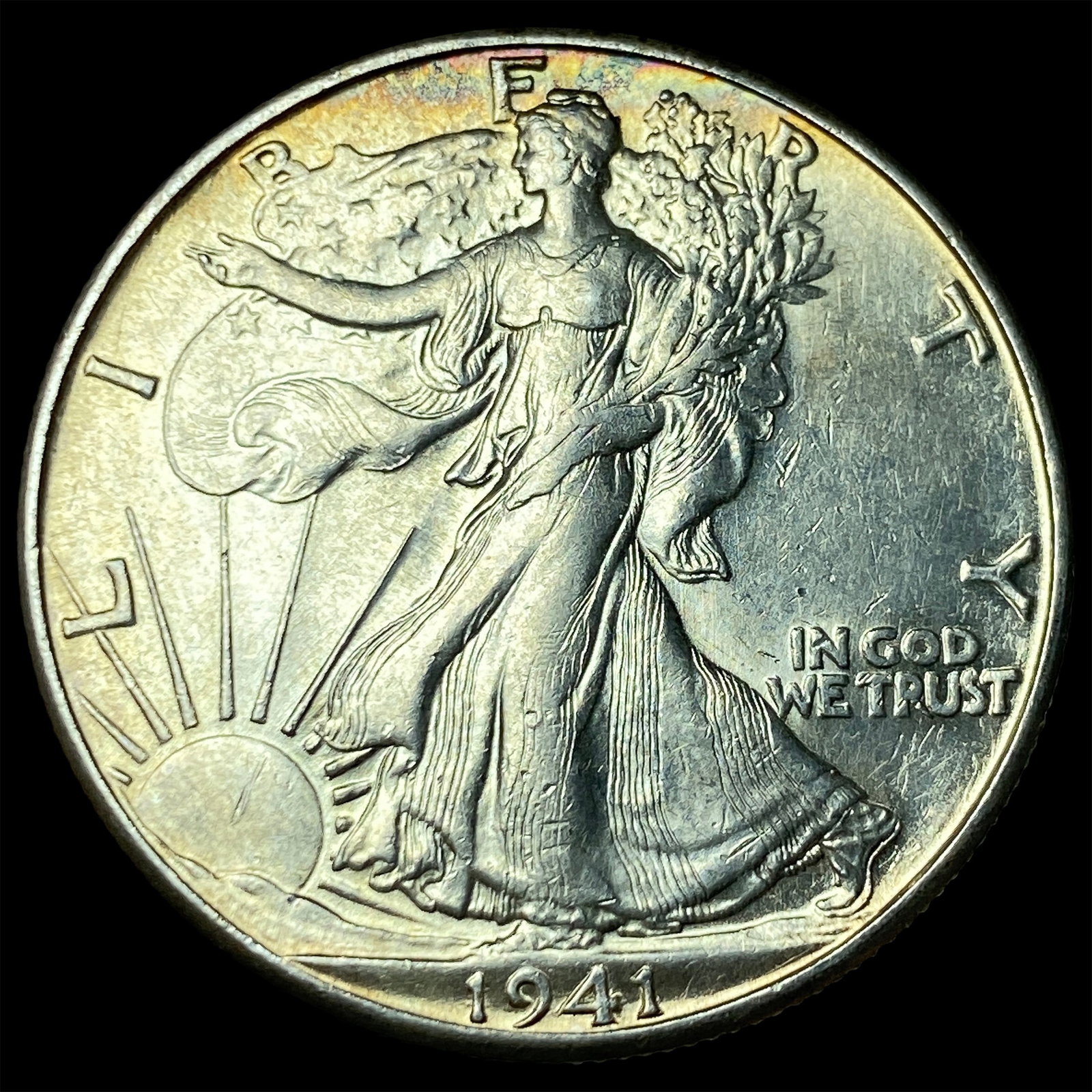 1941-D Silver Walking Liberty Half Dollar CHOICE BU: 1941-D Silver Walking Liberty Half Dollar CHOICE BU