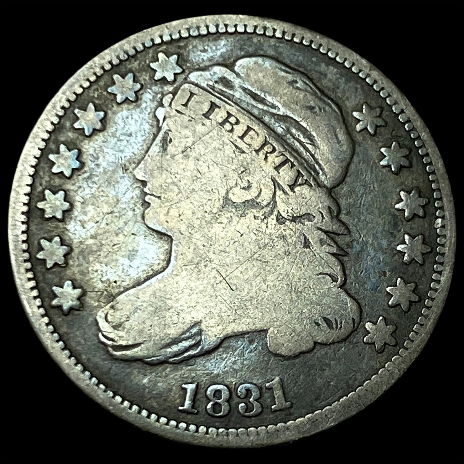 1831 Capped Bust Dime NICELY CIRCULATED (1 of 2)
