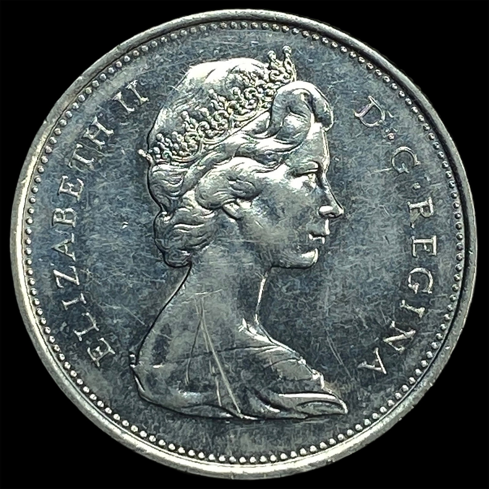1968 Canada Silver 25 Cents: 1968 Canada Silver 25 Cents