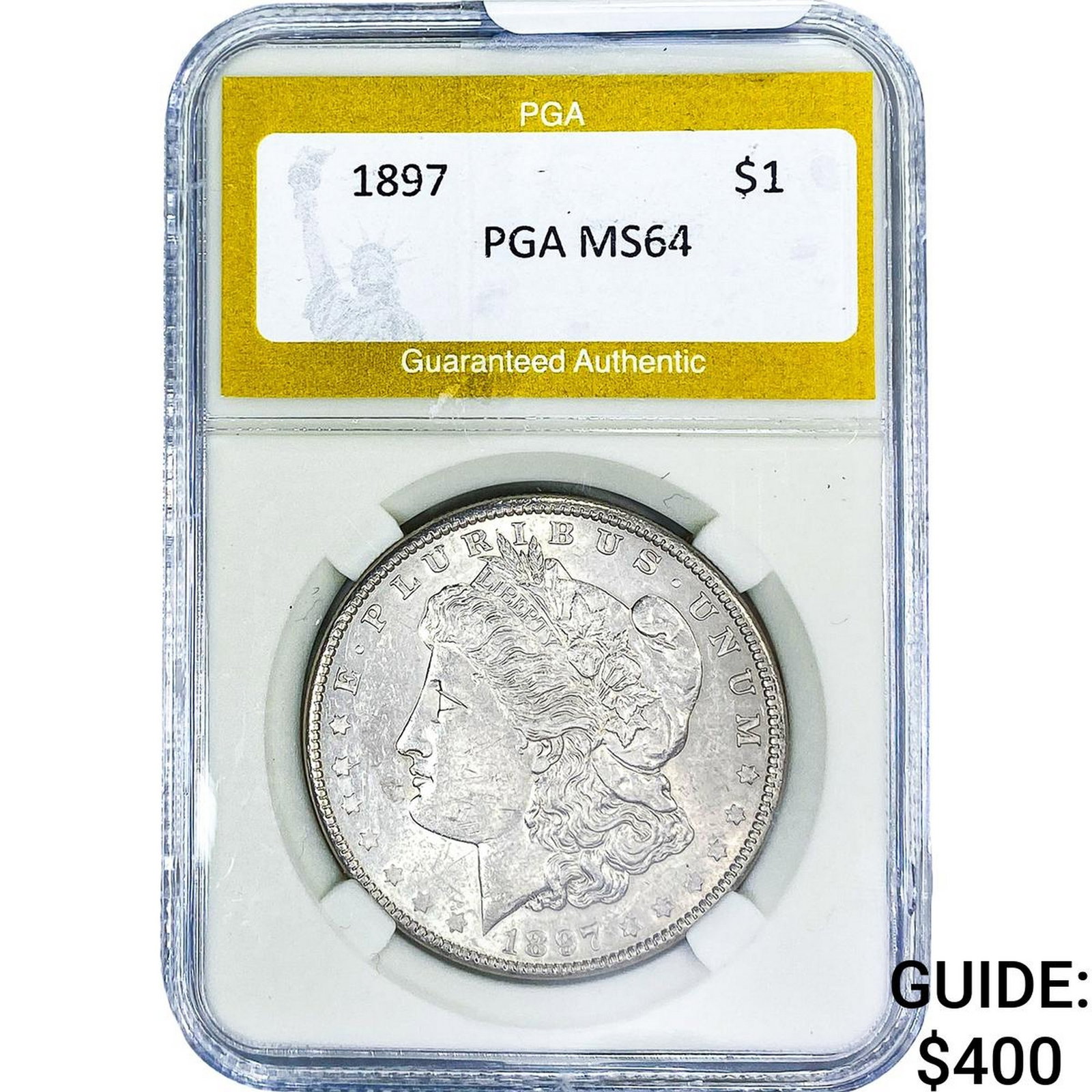 1897 Morgan Silver Dollar PGA MS64: 1897 Morgan Silver Dollar PGA MS64