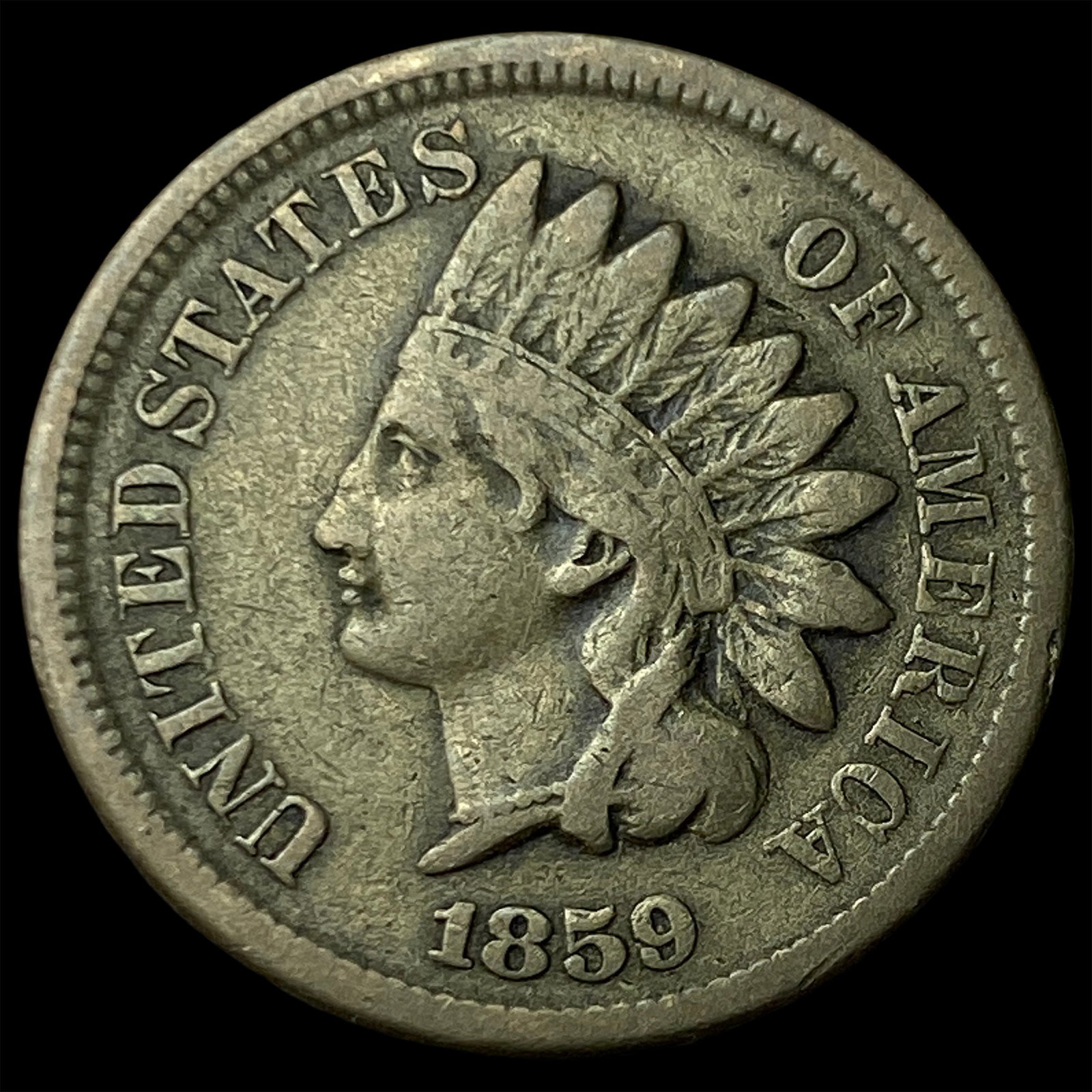 1859 Indian Head Cent LIGHTLY CIRCULATED (1 of 2)