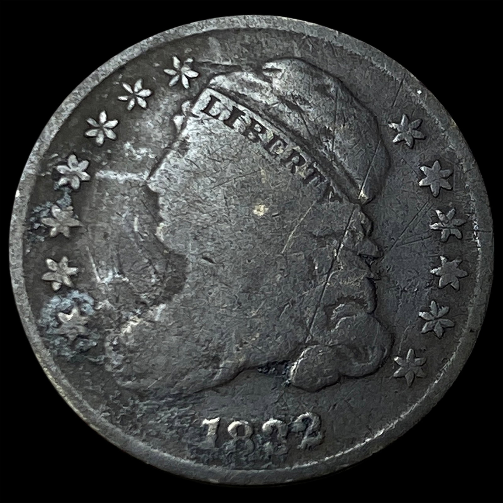 1832 Silver Capped Bust Dime LIGHTLY CIRCULATED (1 of 2)