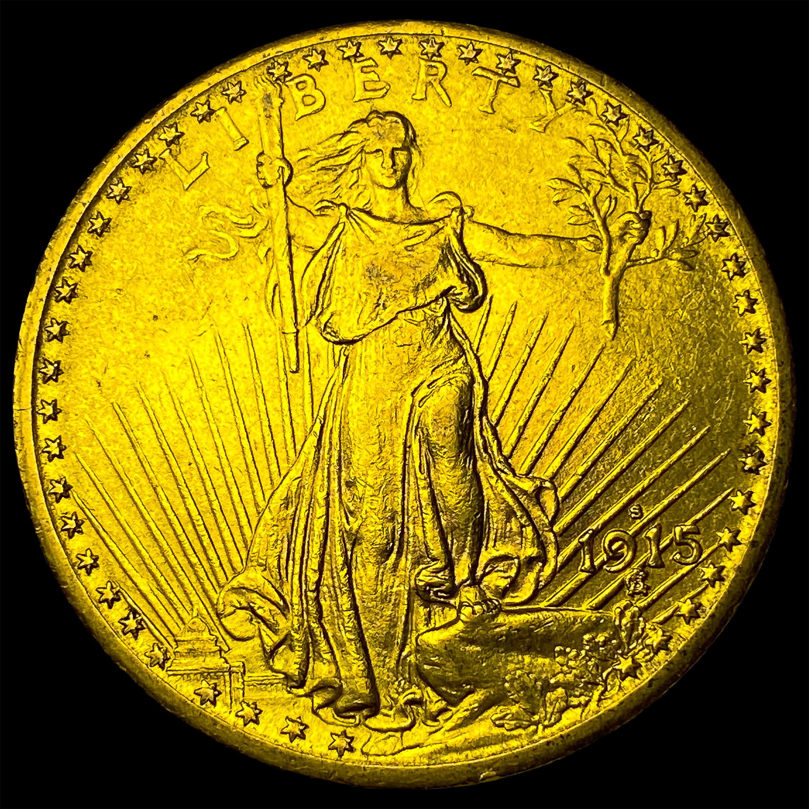 1915-S Gold $20 Saint-Gaudens Double Eagle UNCIRCULATED: 1915-S Gold $20 Saint-Gaudens Double Eagle UNCIRCULATED