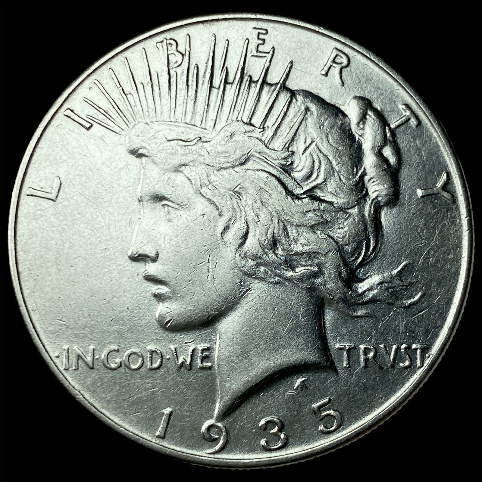 1935 Silver Peace Dollar CHOICE AU: 1935 Silver Peace Dollar CHOICE AU