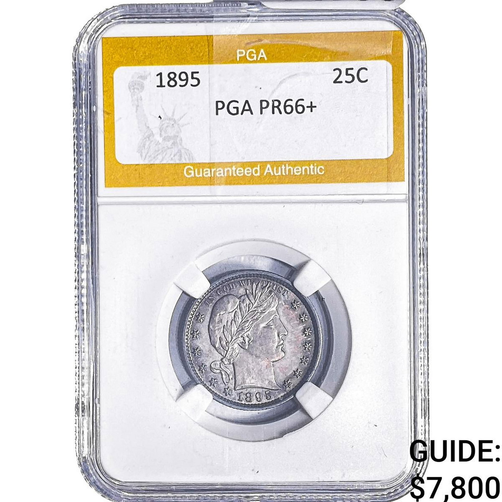 1895 Barber Quarter PGA PR66+: 1895 Barber Quarter PGA PR66+