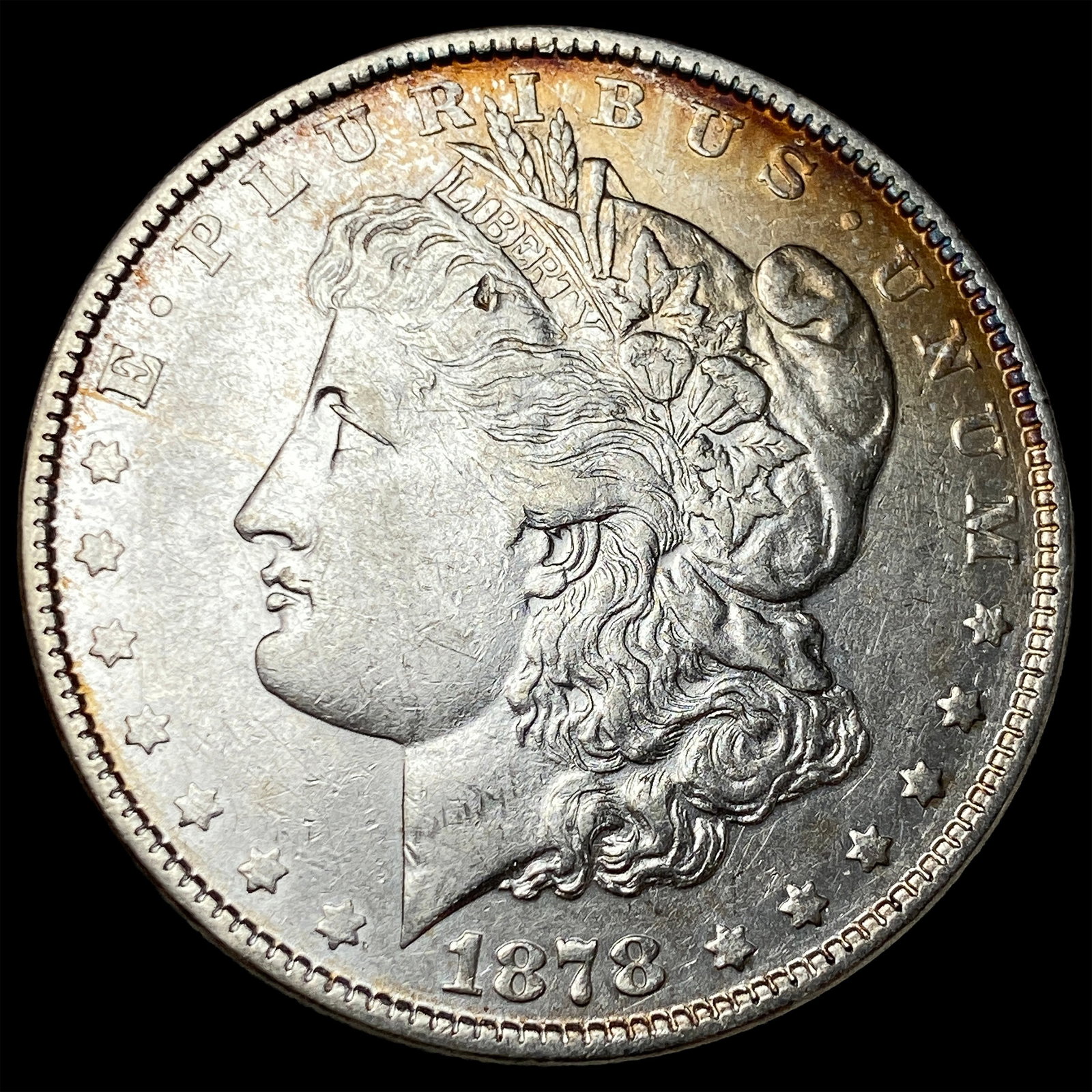 1878 Silver Morgan Dollar NEARLY UNCIRCULATED: 1878 Silver Morgan Dollar NEARLY UNCIRCULATED