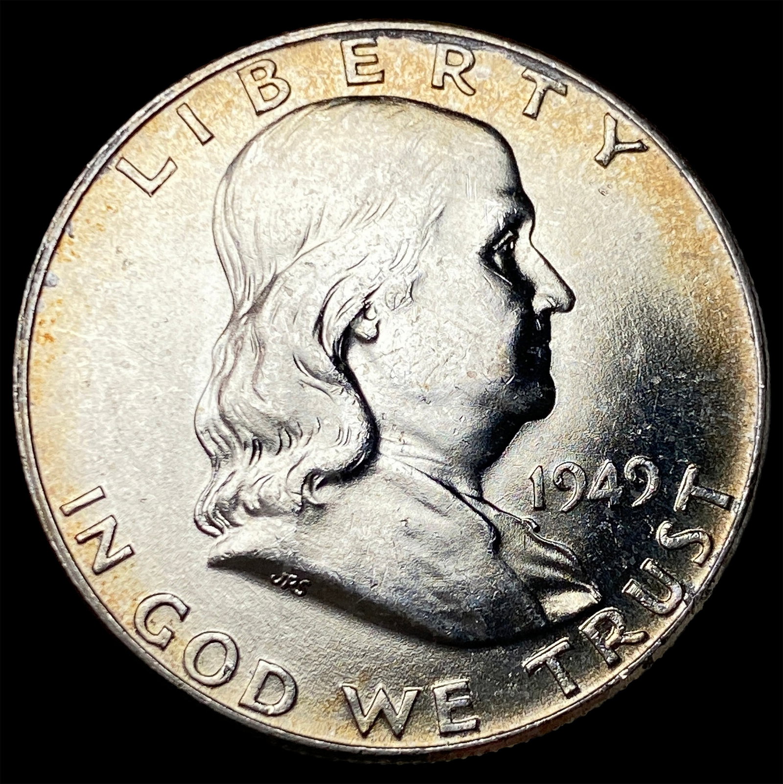 1949 Silver Half Dollar Franklin GEM BU: 1949 Silver Half Dollar Franklin GEM BU