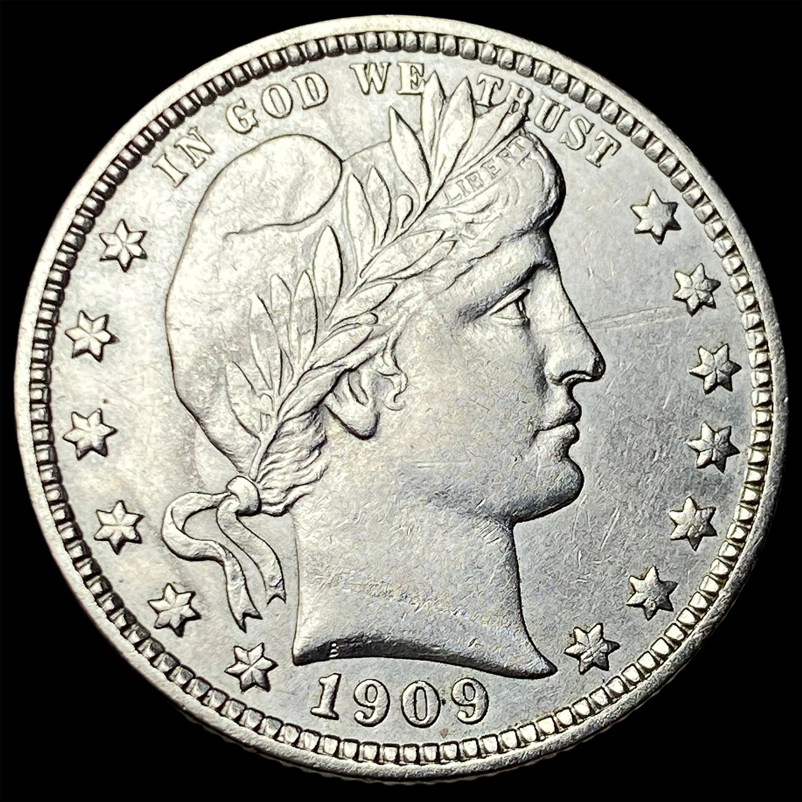 1909-D Silver Barber Quarter UNCIRCULATED (1 of 2)