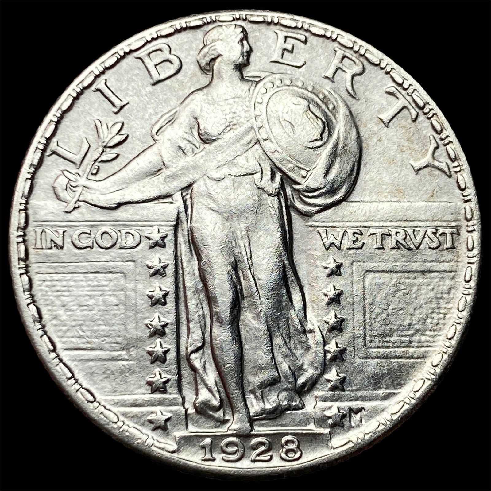 1928 Standing Liberty Silver Quarter UNCIRCULATED: 1928 Standing Liberty Silver Quarter UNCIRCULATED