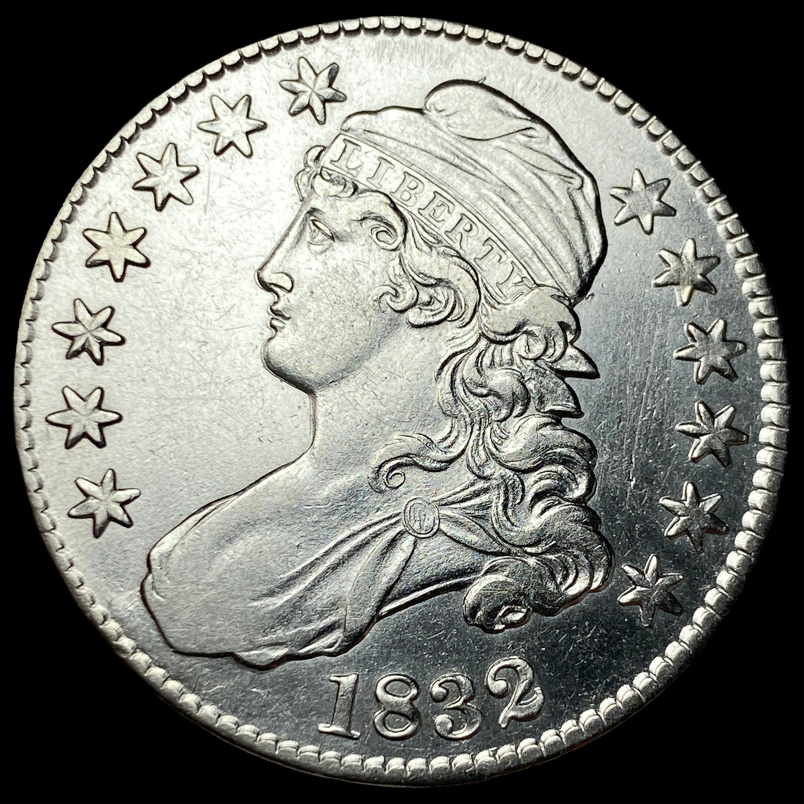 1832 Capped Bust Half Dollar UNCIRCULATED (1 of 2)