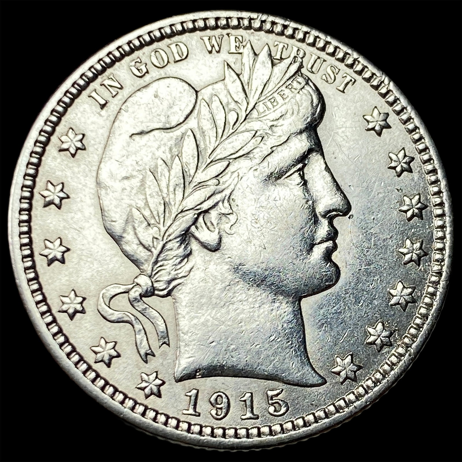 1915 Silver Barber Quarter UNCIRCULATED (1 of 2)