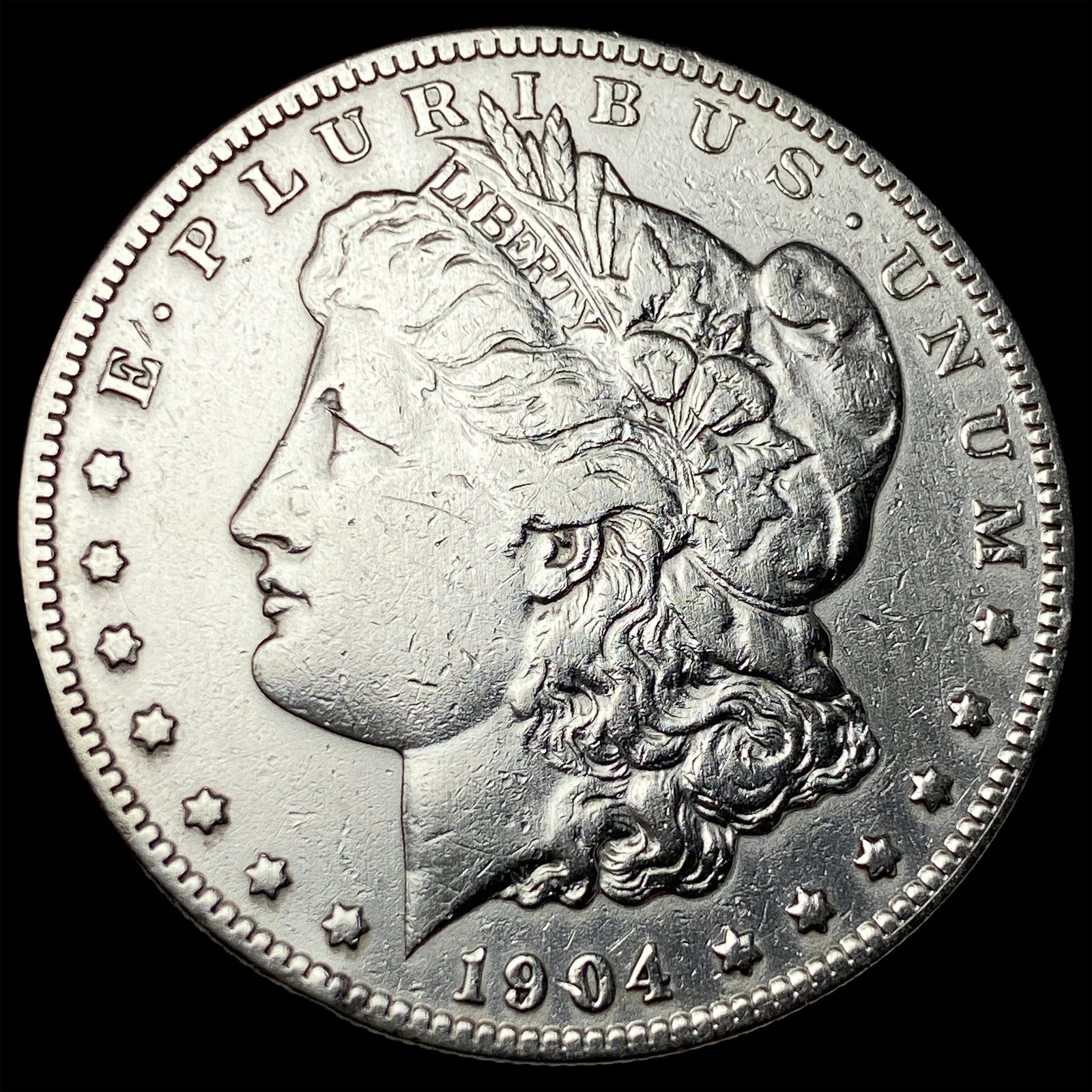 1904-S Silver Morgan Dollar CLOSELY UNCIRCULATED: 1904-S Silver Morgan Dollar CLOSELY UNCIRCULATED