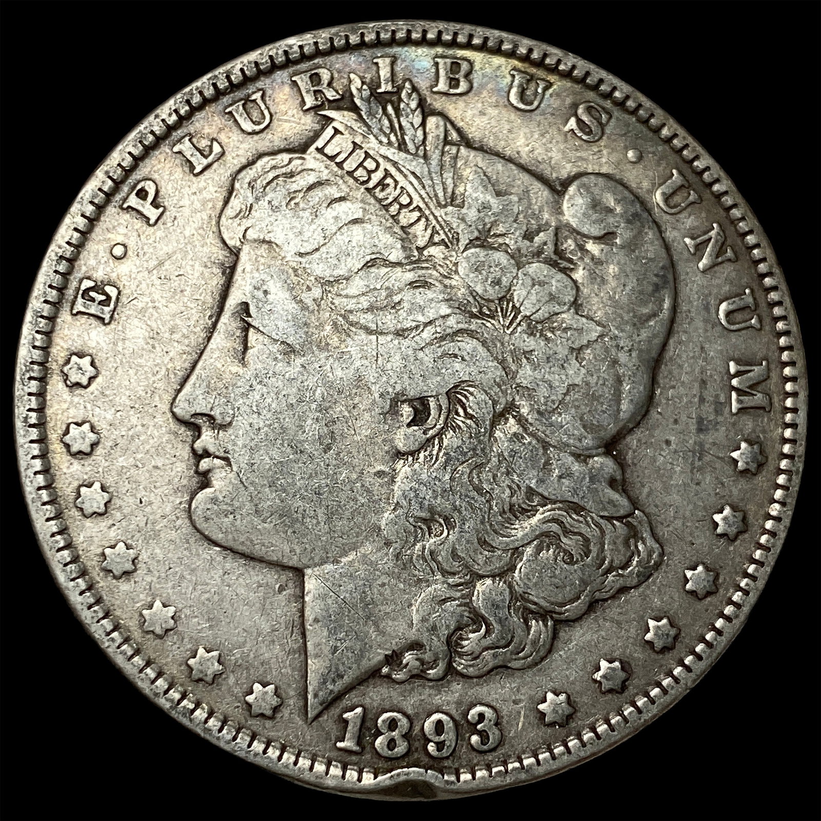 1893-S Silver Morgan Dollar LIGHTLY CIRCULATED (1 of 2)