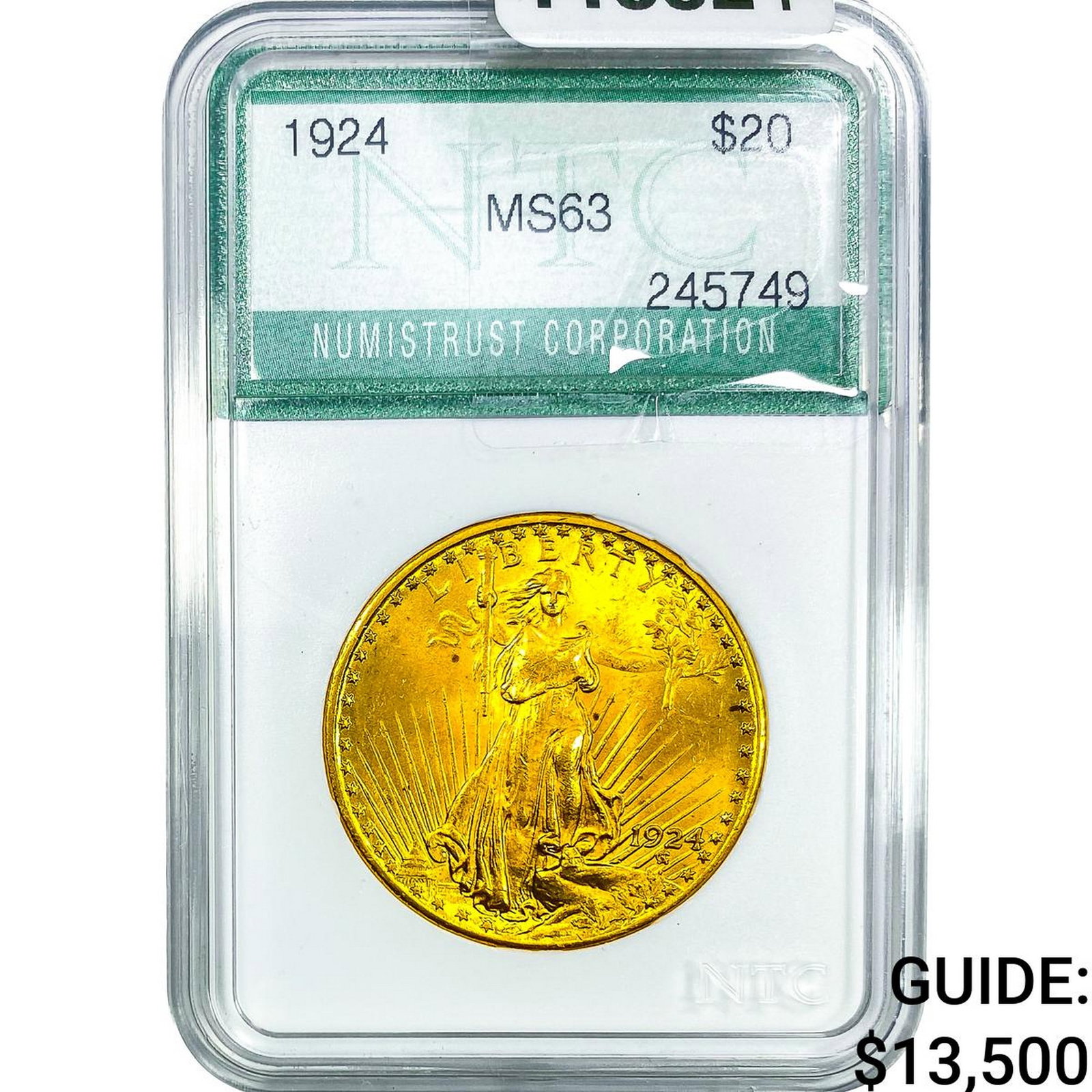 1924 $20 Gold Double Eagle NTC MS63 (1 of 4)