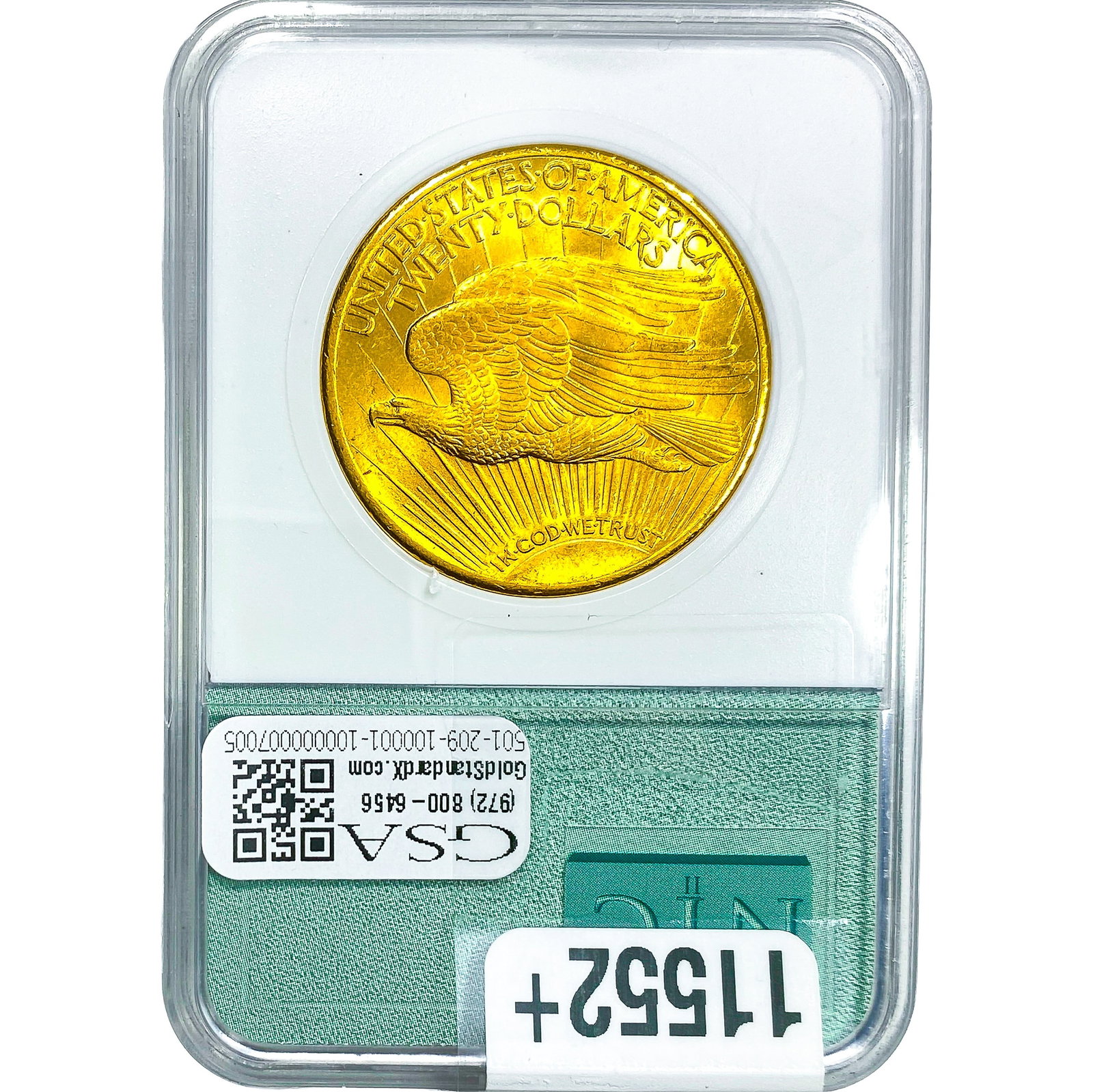 1924 $20 Gold Double Eagle NTC MS63 - 2