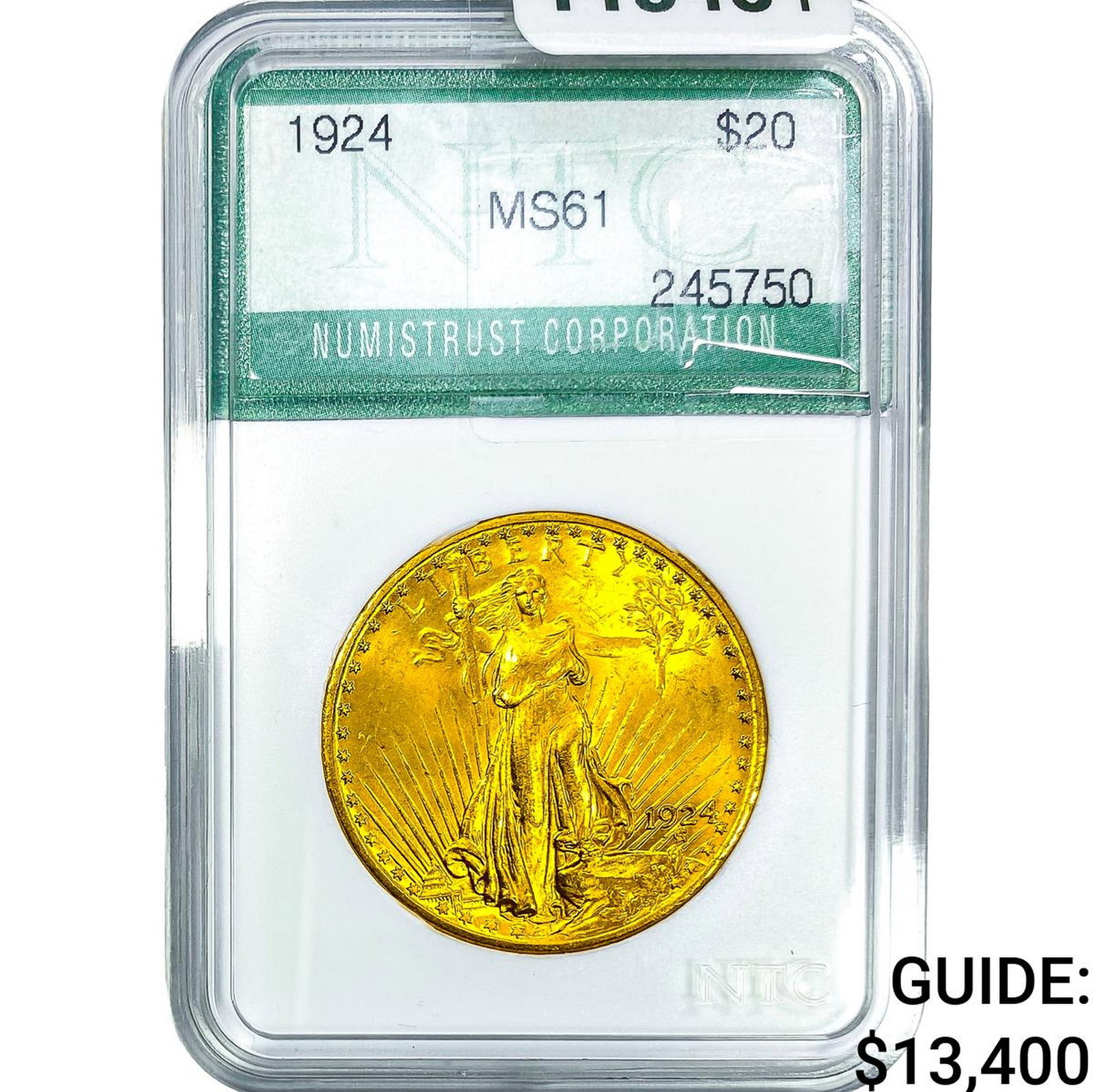 1924 $20 Gold Double Eagle NTC MS61 (1 of 4)