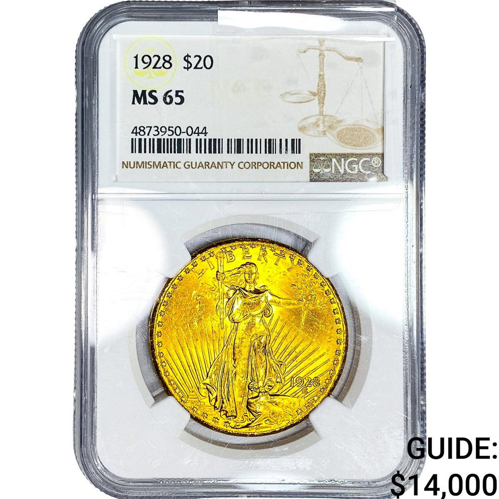 1928 $20 Gold Double Eagle NGC MS65 (1 of 4)