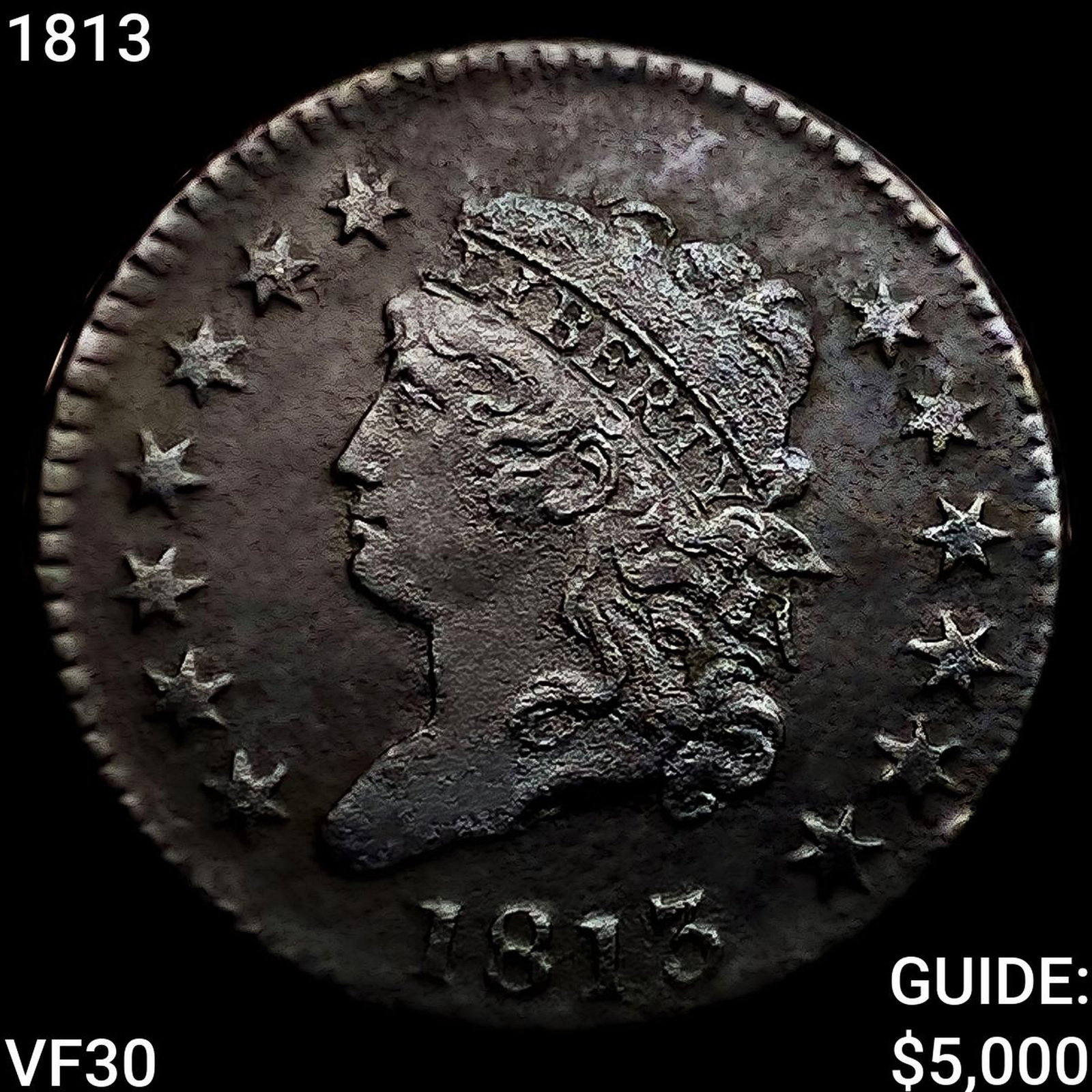 1813 Classic Head Large Cent LIGHTLY CIRCULATED (1 of 2)