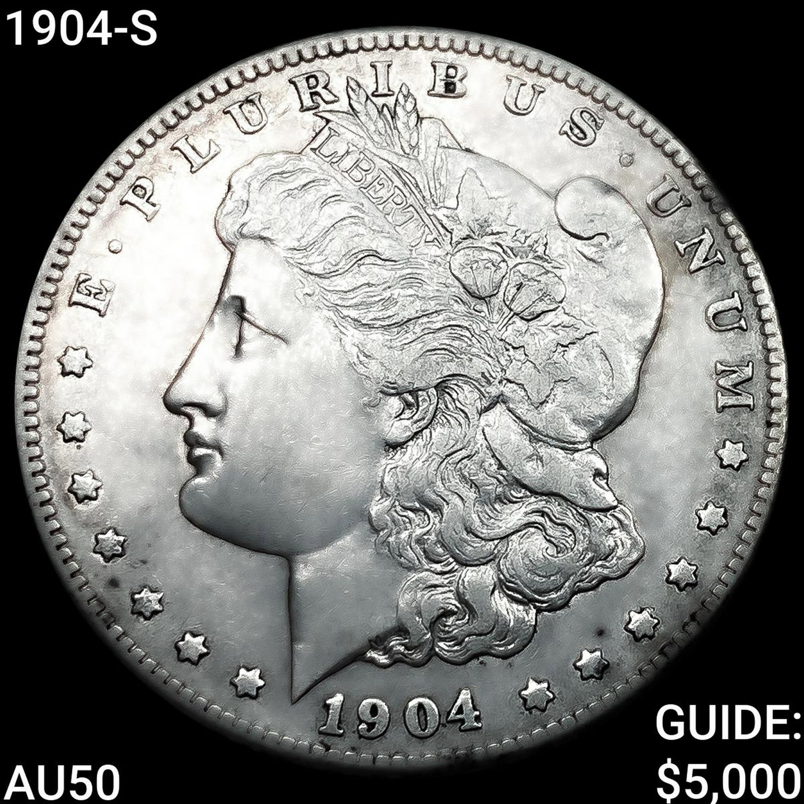 1904-S Morgan Silver Dollar CLOSELY UNCIRCULATED: 1904-S Morgan Silver Dollar CLOSELY UNCIRCULATED
