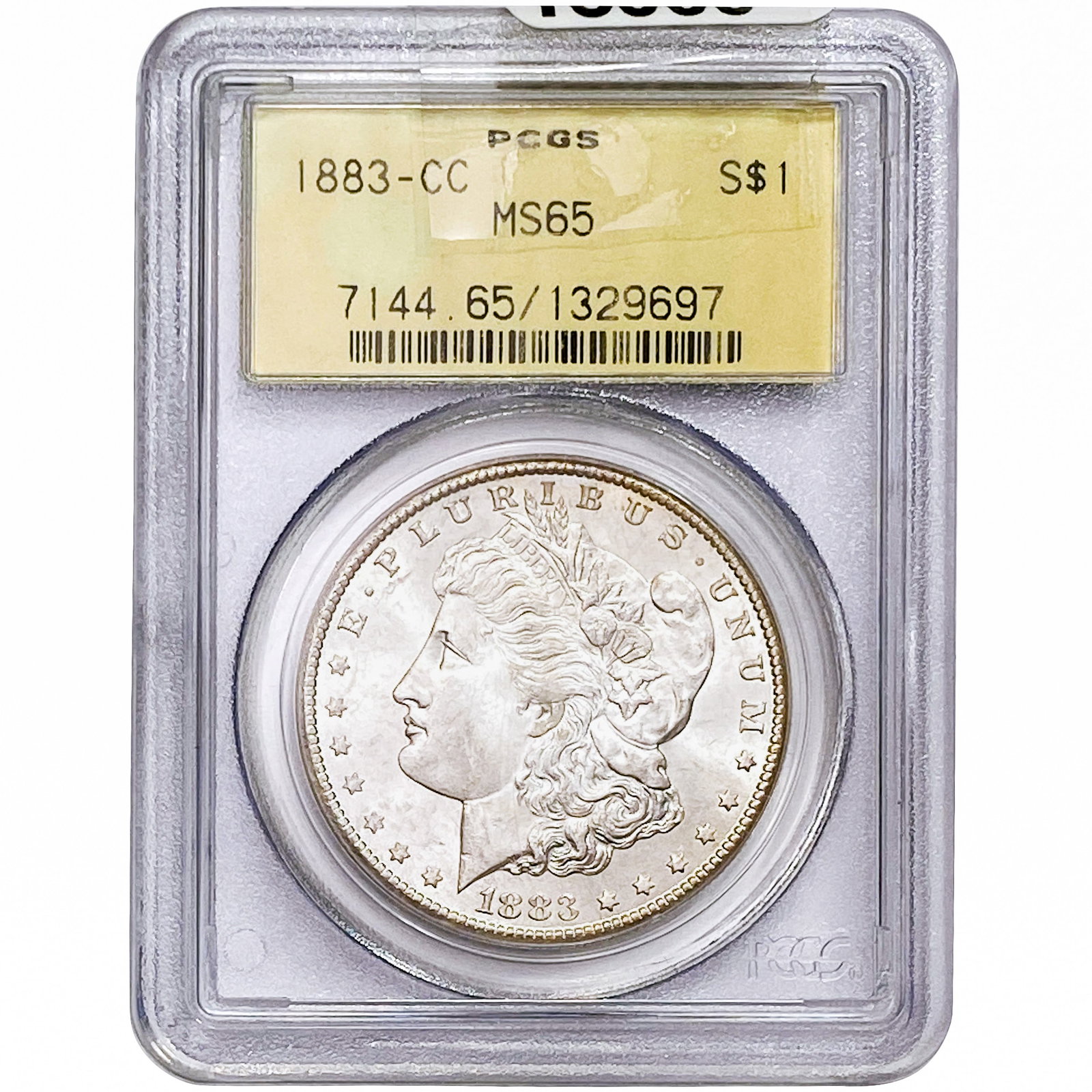 1883-CC Morgan Silver Dollar PCGS MS65 (1 of 4)