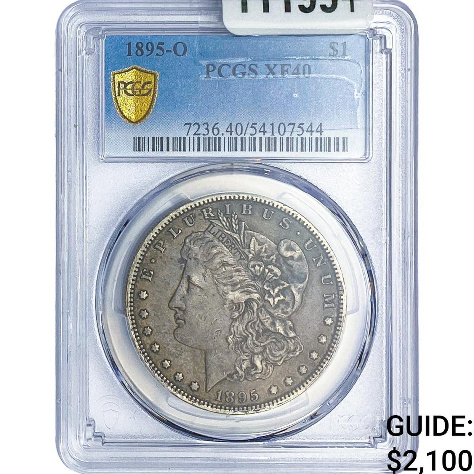 1895-O Morgan Silver Dollar PCGS XF40: 1895-O Morgan Silver Dollar PCGS XF40