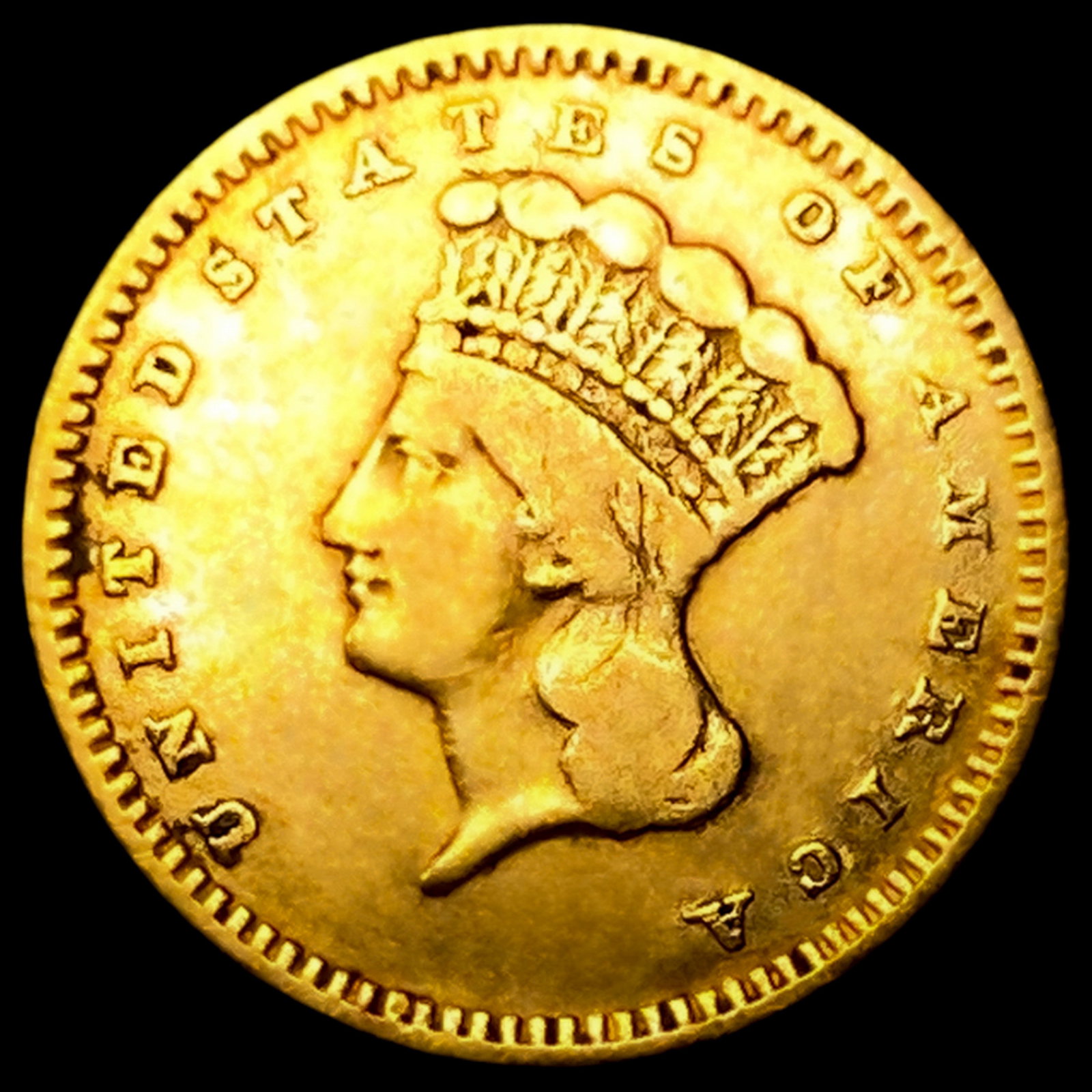 1859-S Rare Gold Dollar (1 of 2)